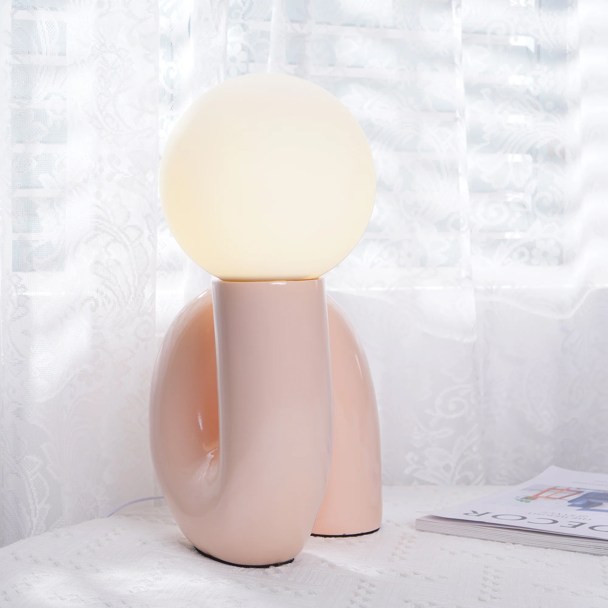 Lampe de table spirale Vaellorin