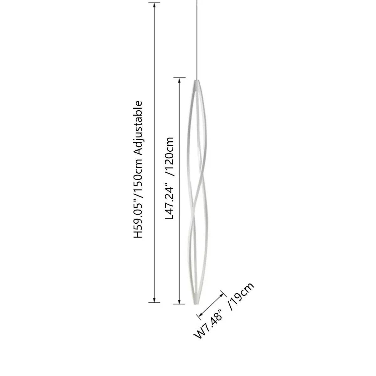Suspension Valdieux Twist - Valora Design