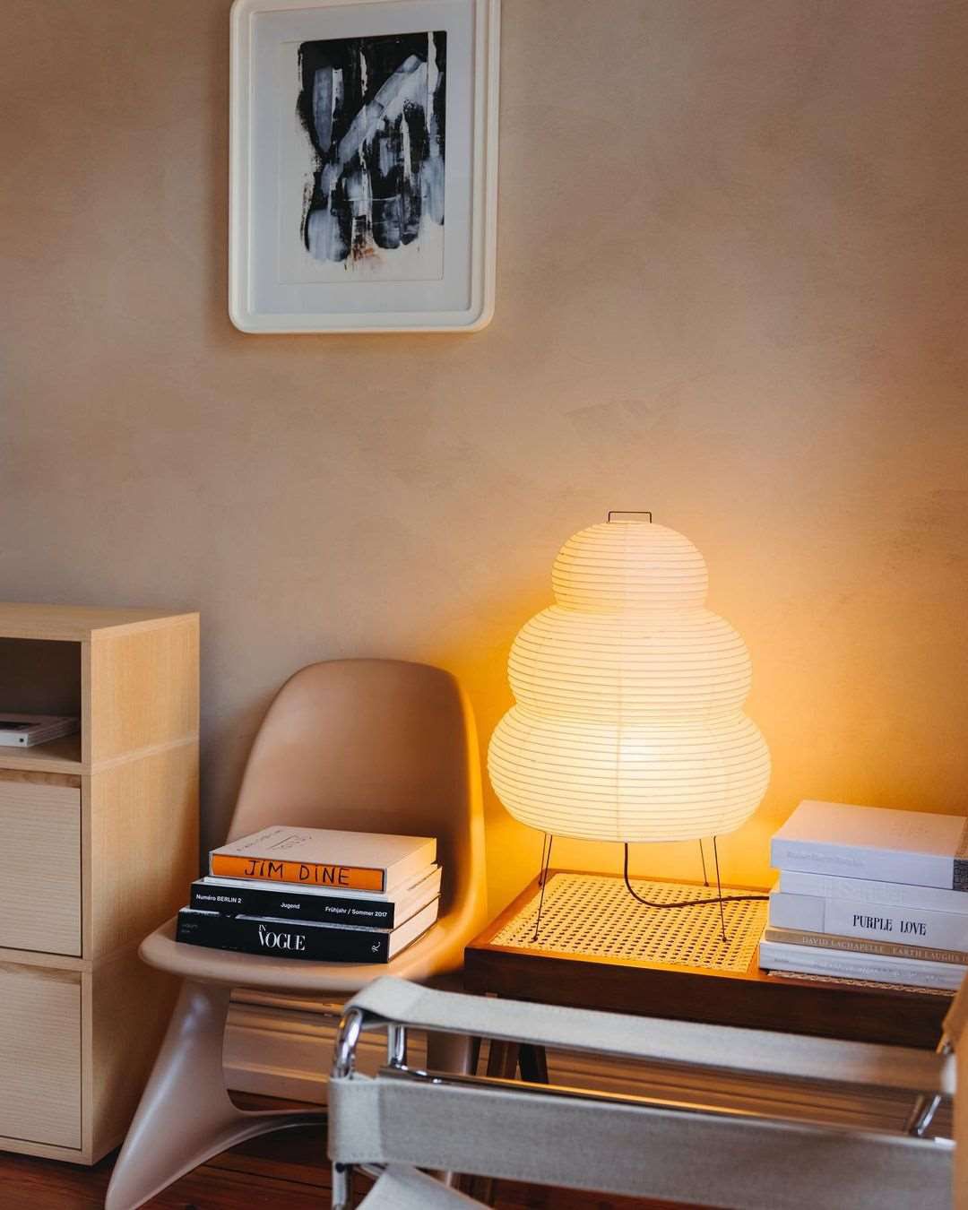 Lampe de table japonaise Pélvionalis