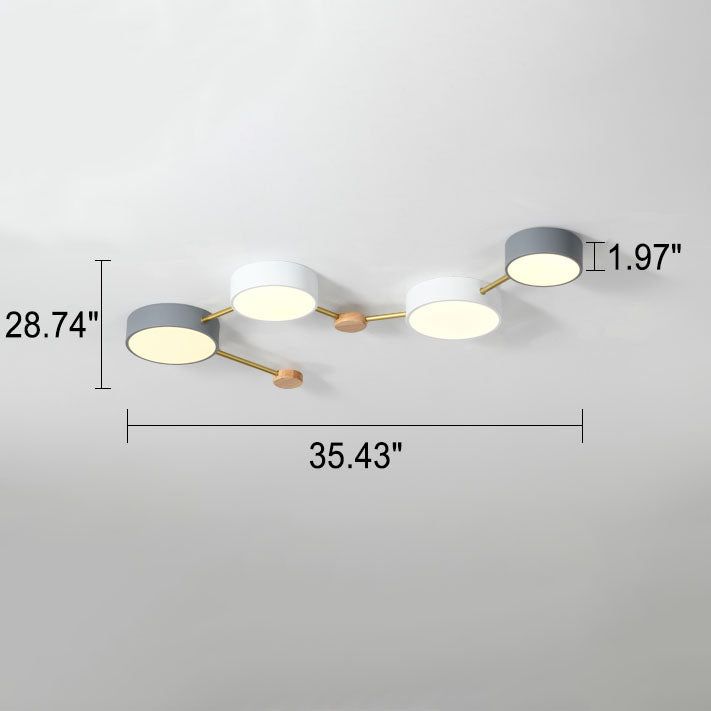 Plafonnier minimaliste Arelléline