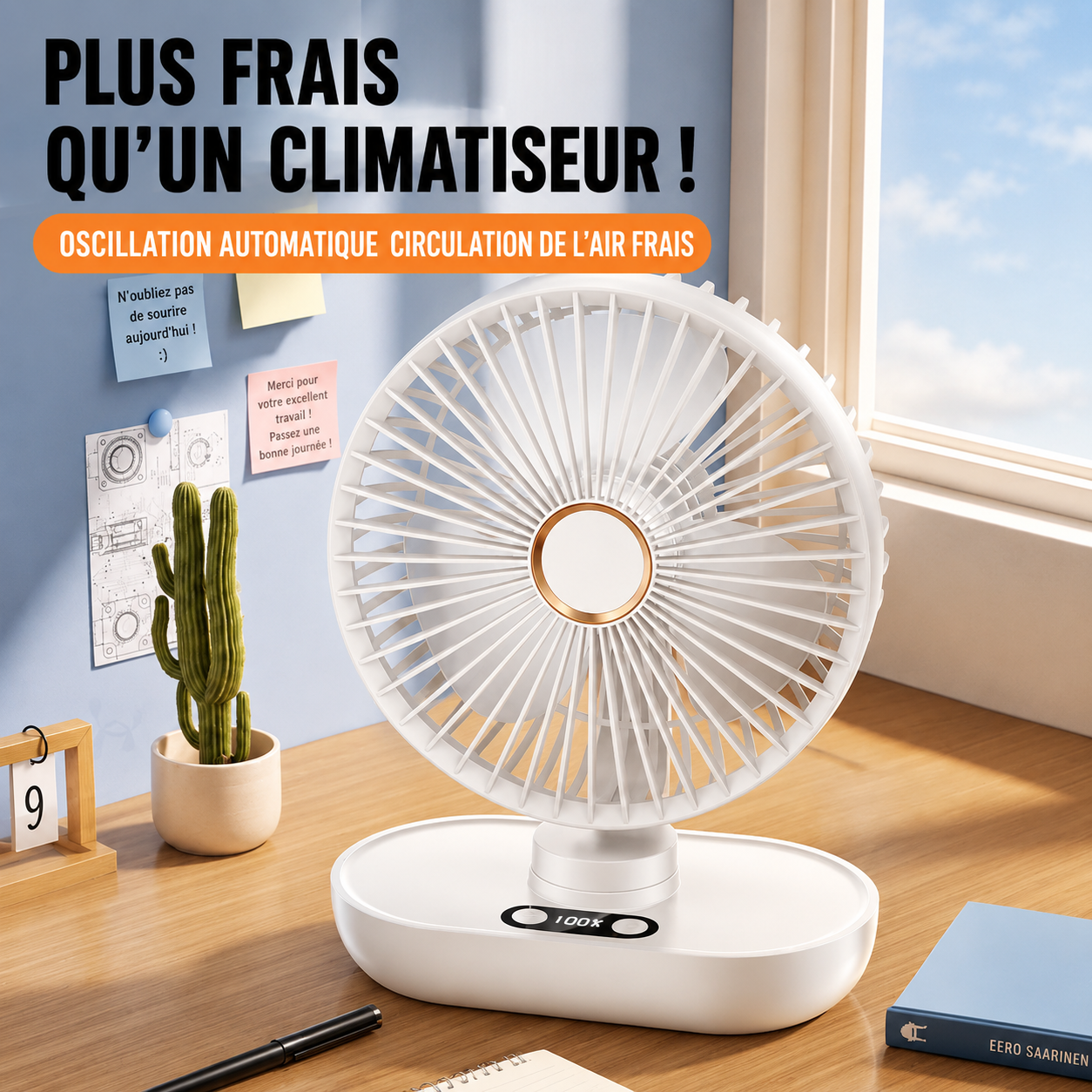 Ventilateur de bureau Valreline