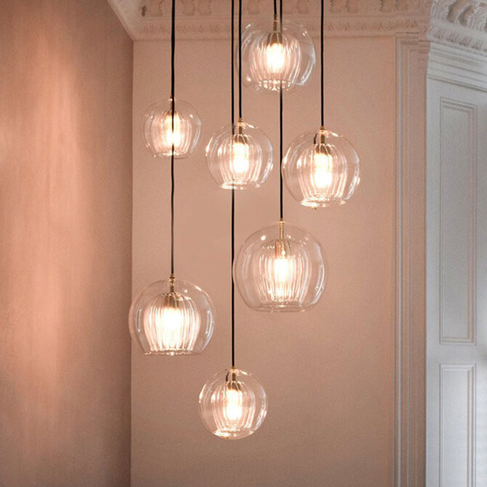 Suspension globe Rosravvaux