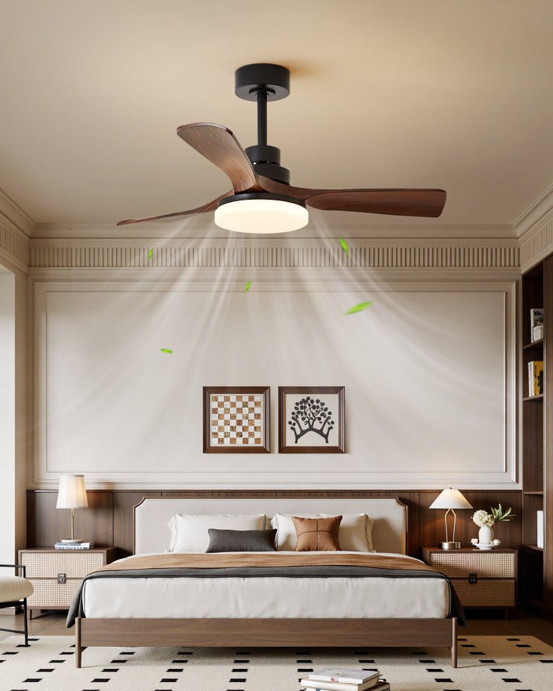 Plafonnier ventilateur moderne Sorlunon