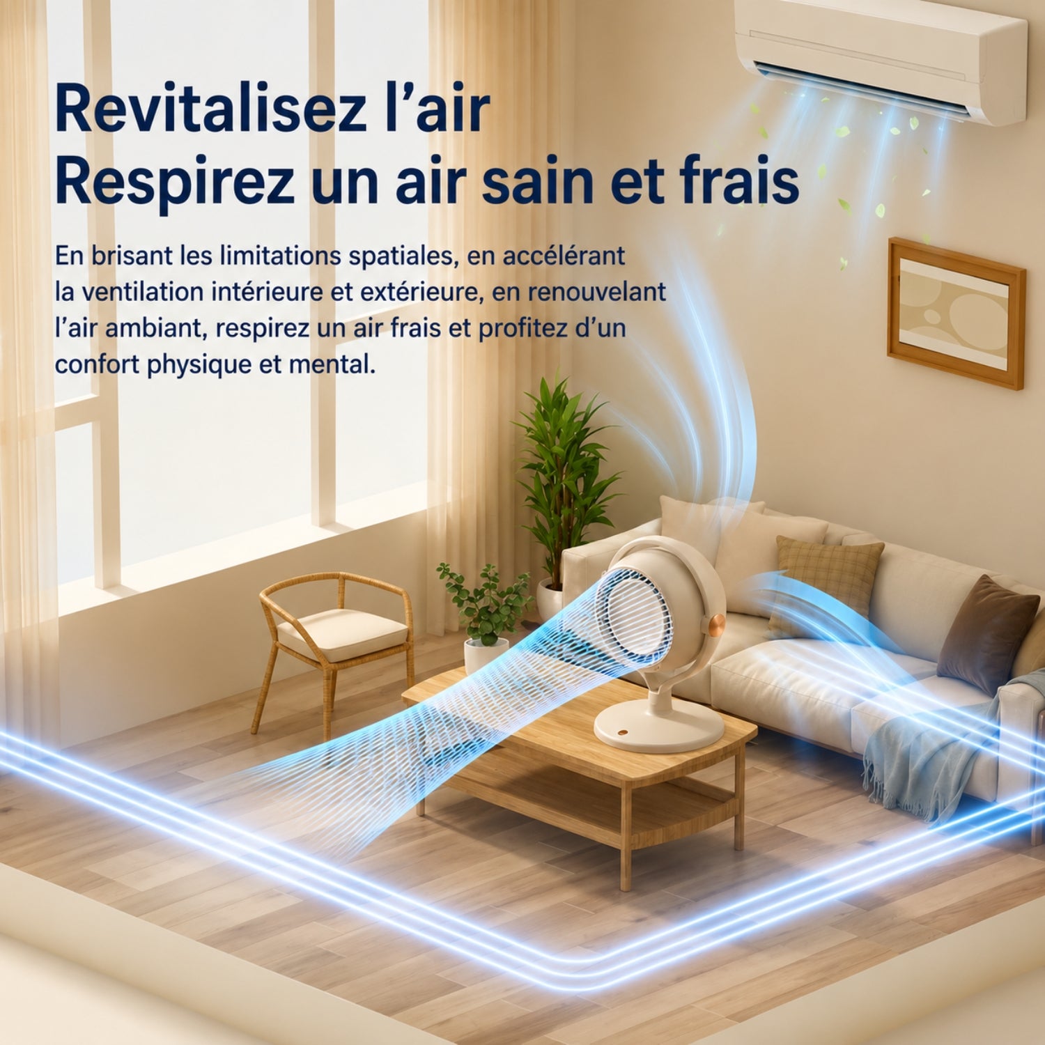 Ventilateur de bureau Tocalmont