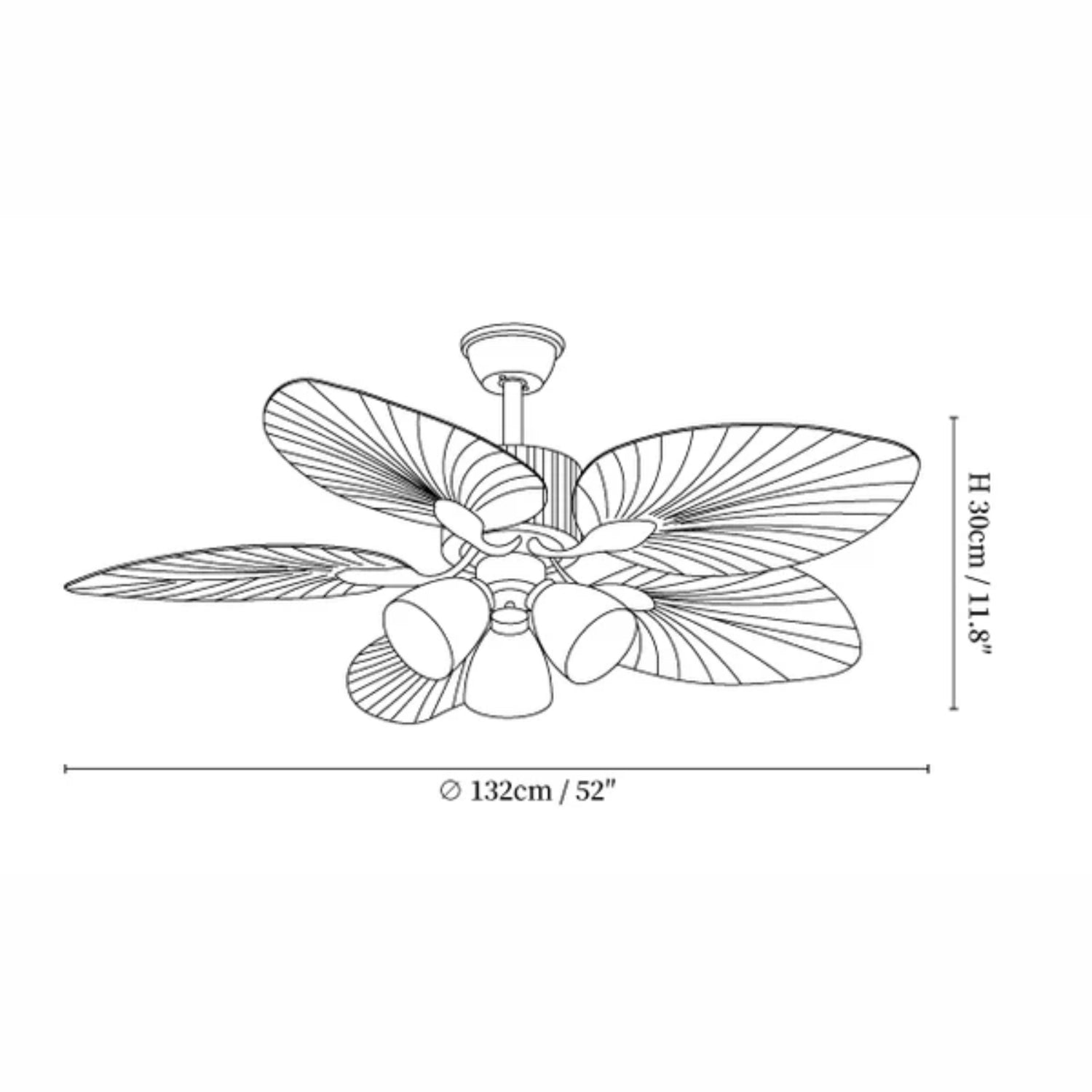 Plafonnier ventilateur Raavel