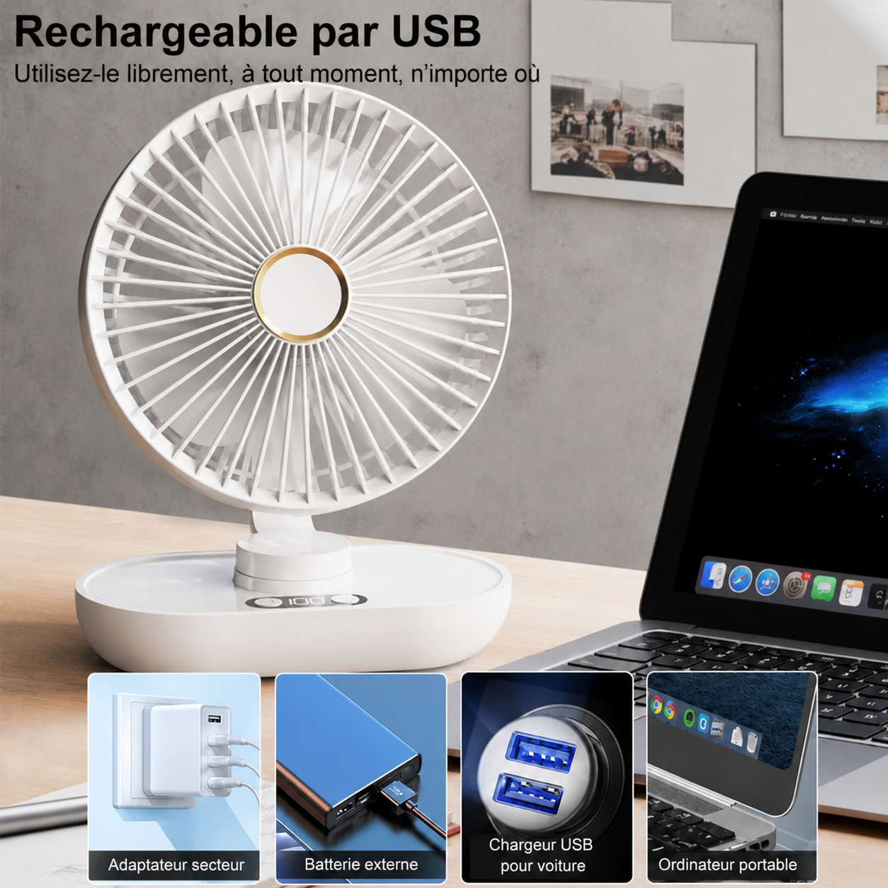 Ventilateur de bureau Valreline