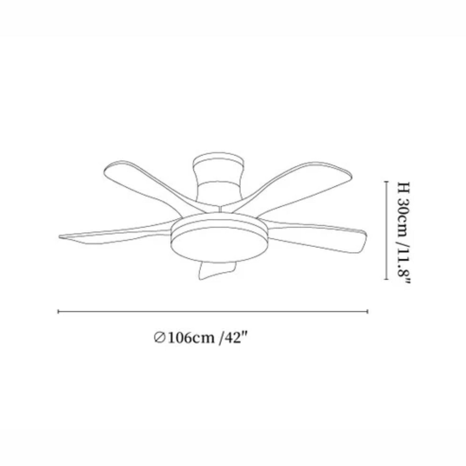 Ventilateur de plafond lumineux Movale
