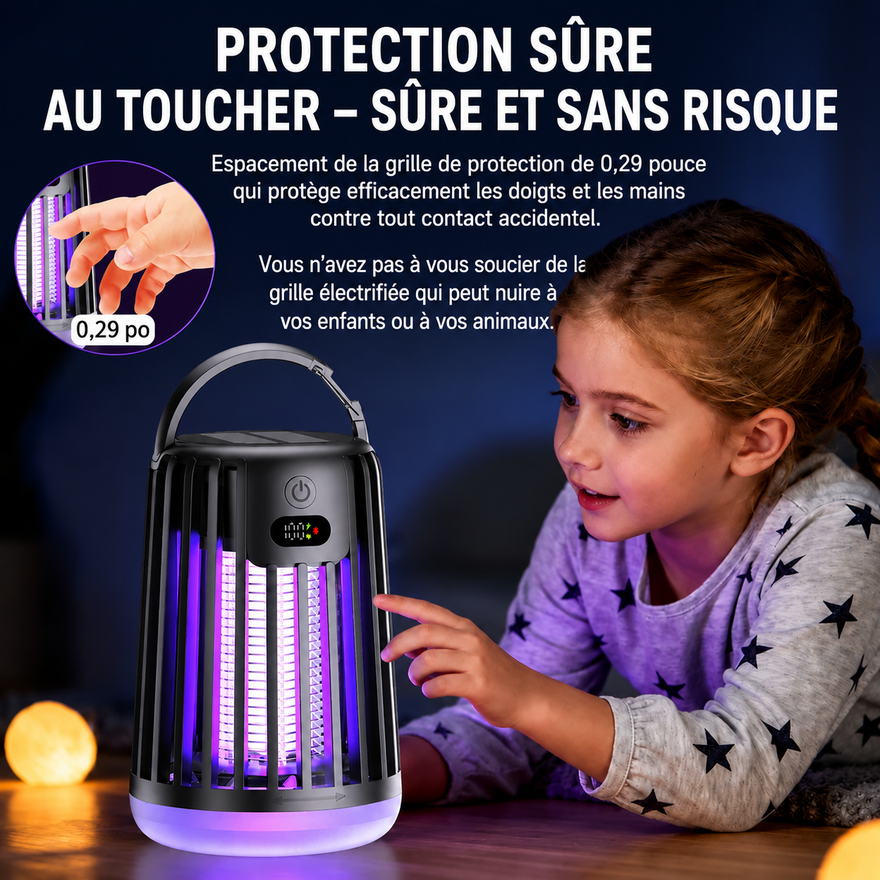 Lampe extérieure antimoustiques Liavéaire