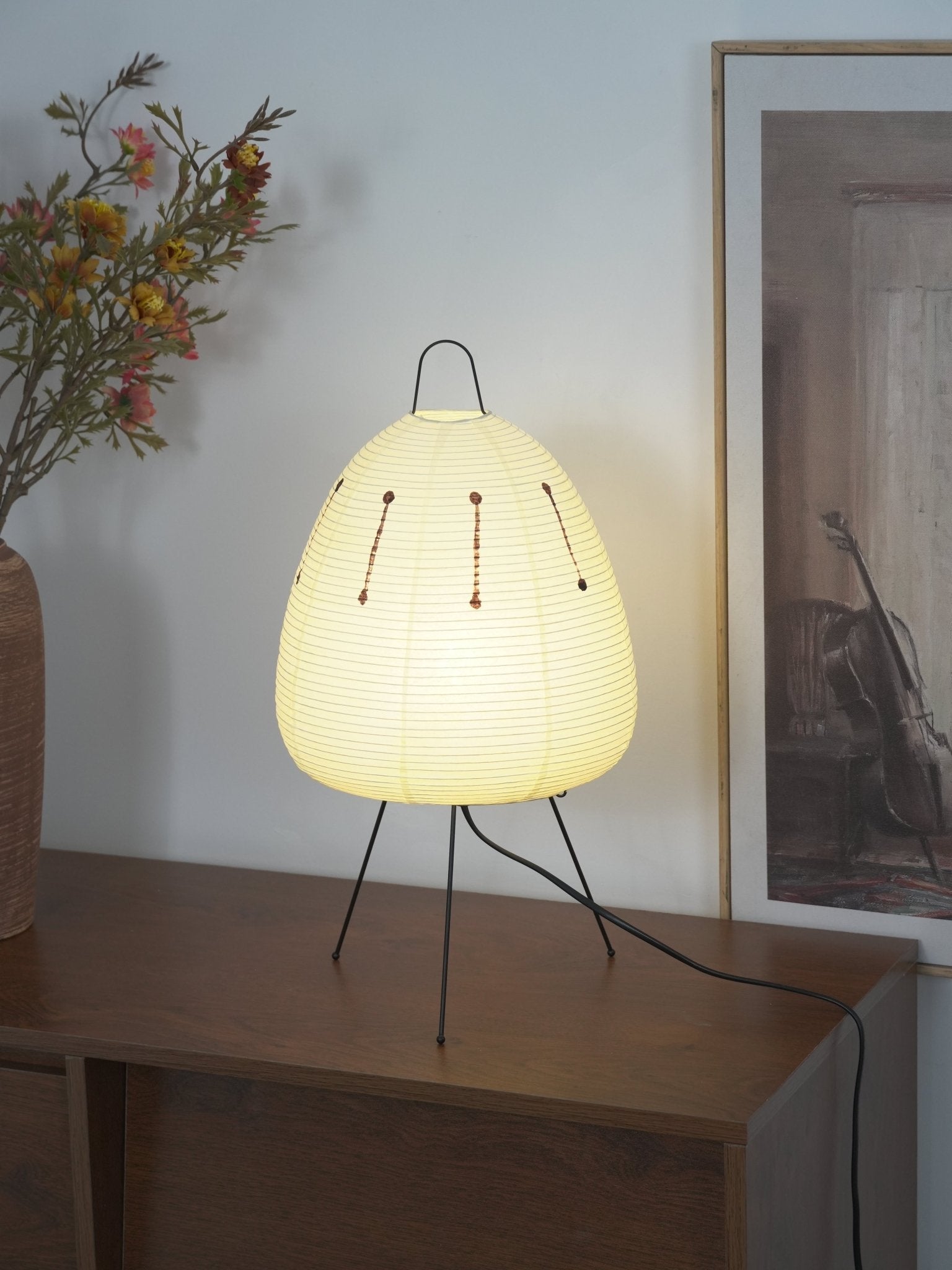 Lampe de table japonaise Pélvionalis