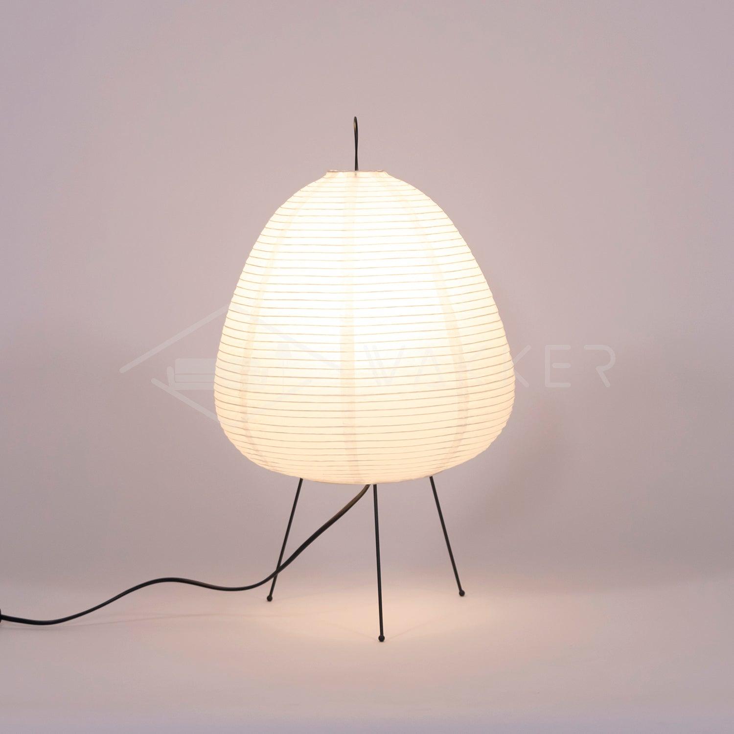 Lampe de table japonaise Pélvionalis