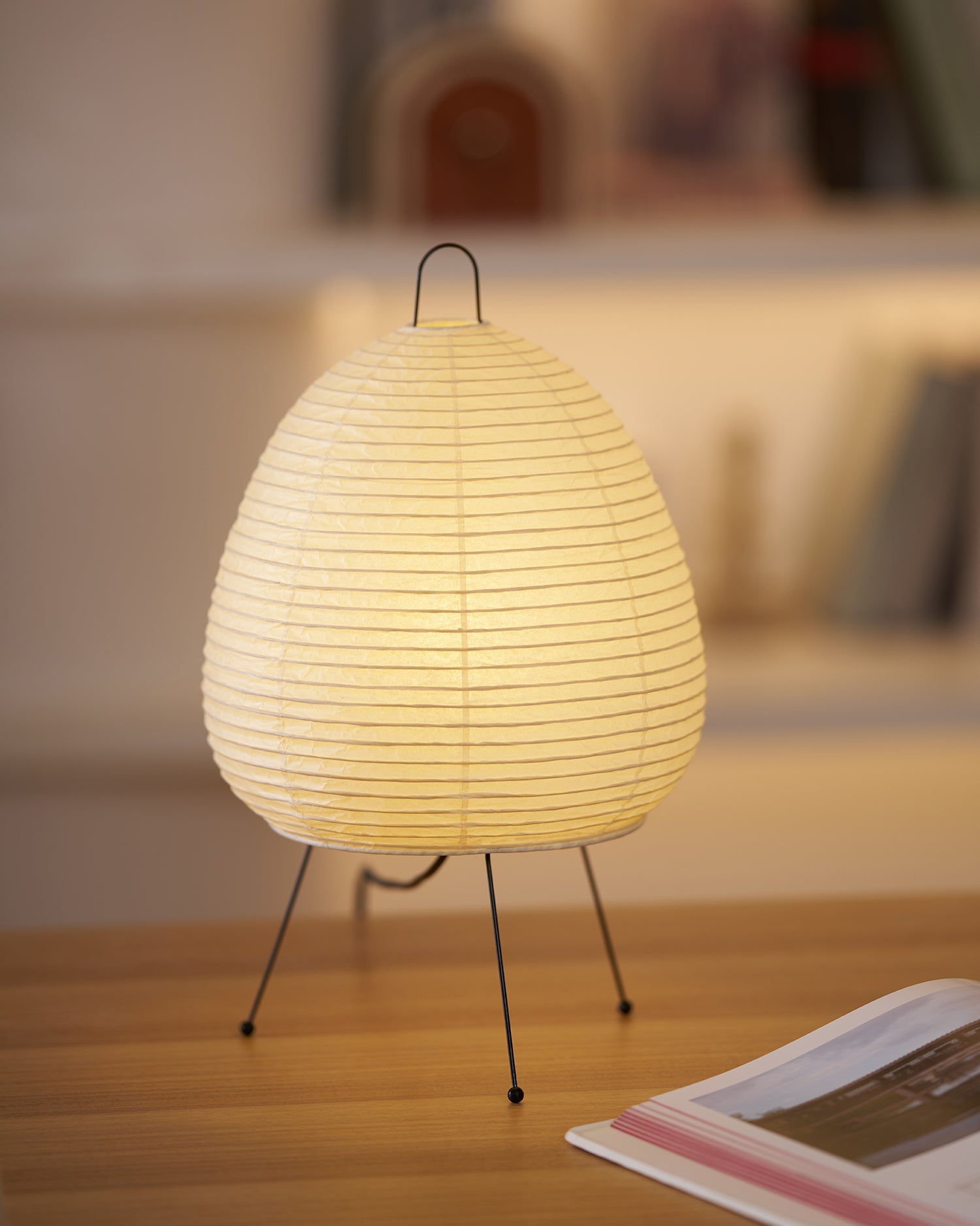 Lampe de table japonaise Pélvionalis