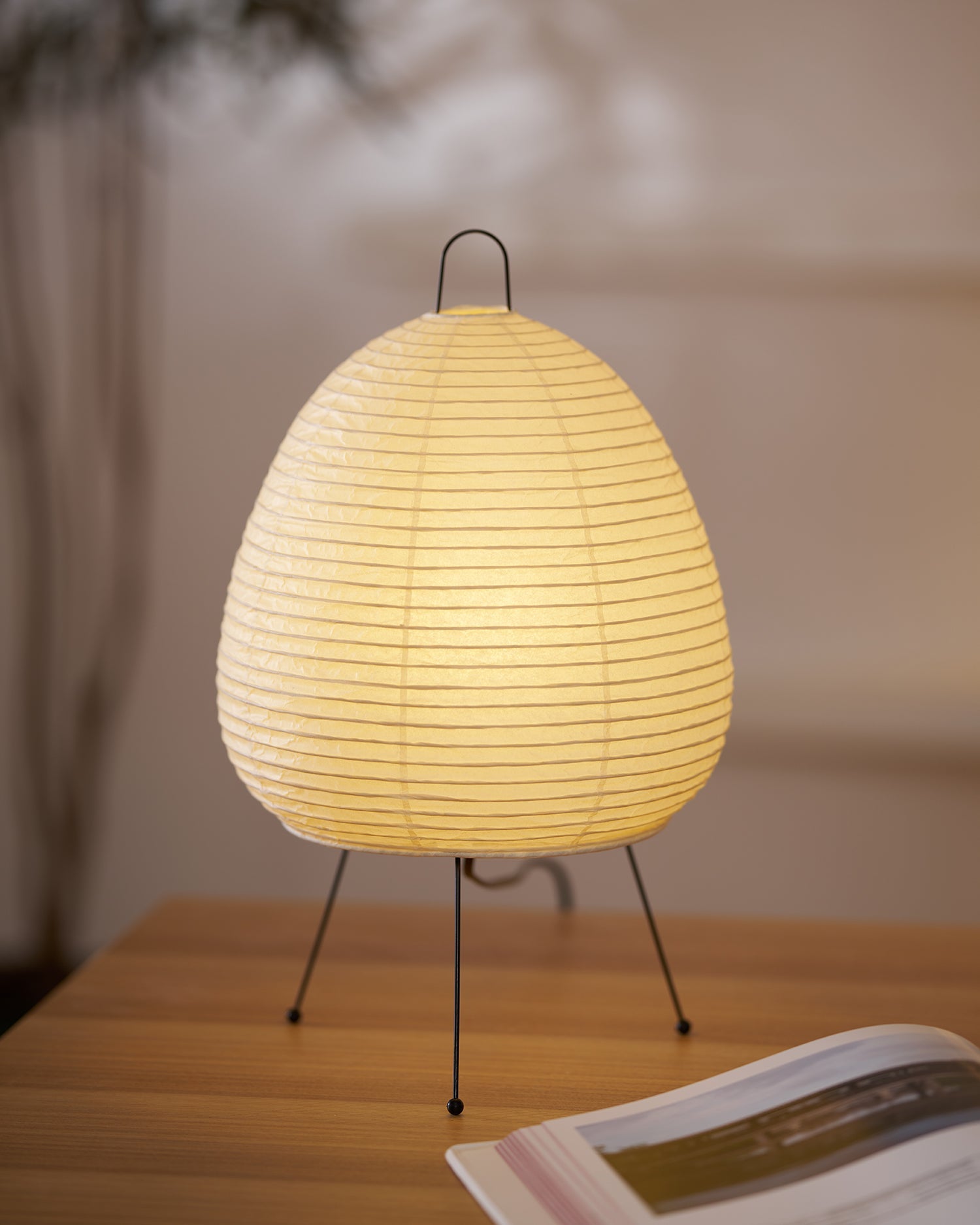 Lampe de table japonaise Pélvionalis