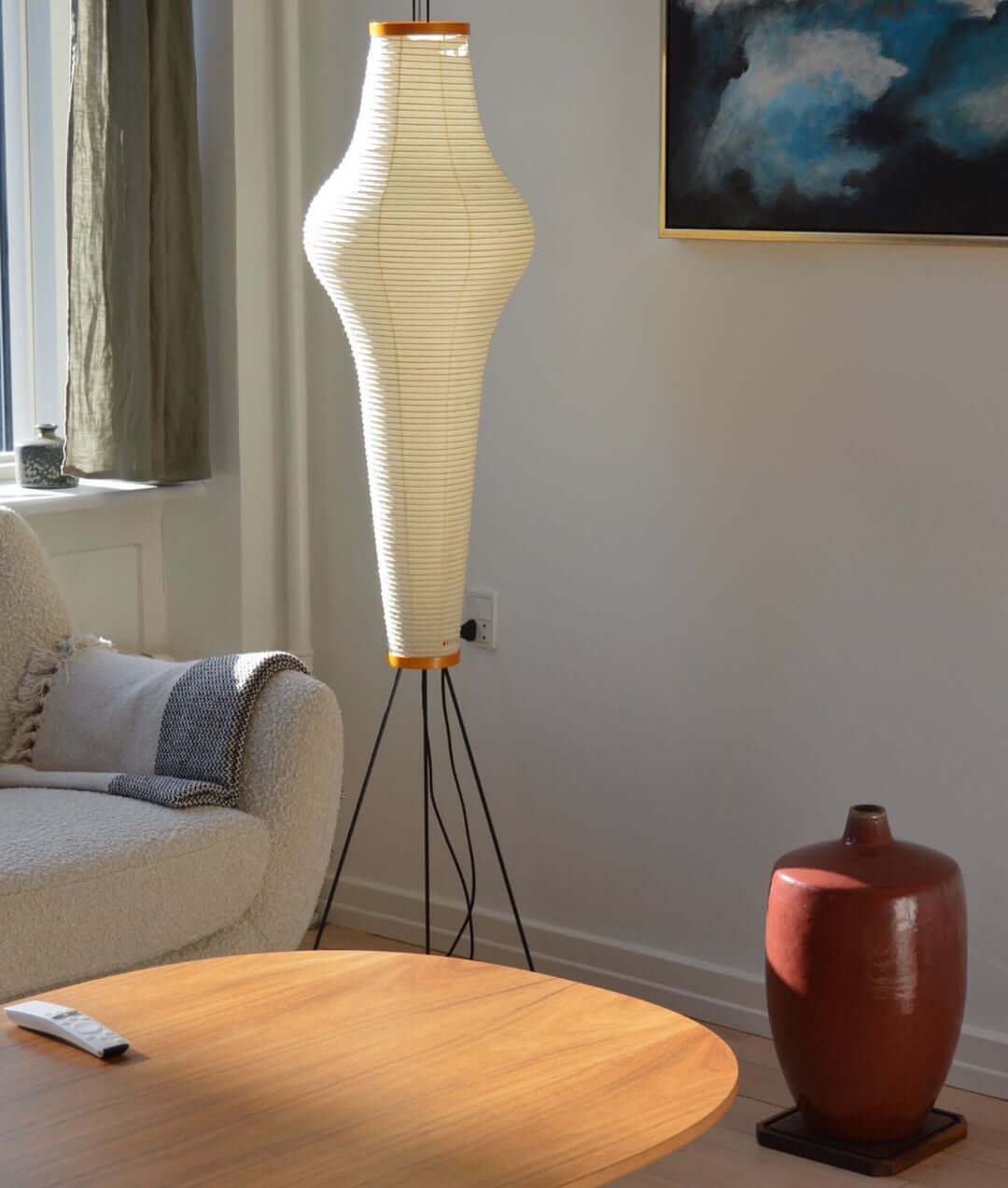 Lampadaire sculptural Taellella