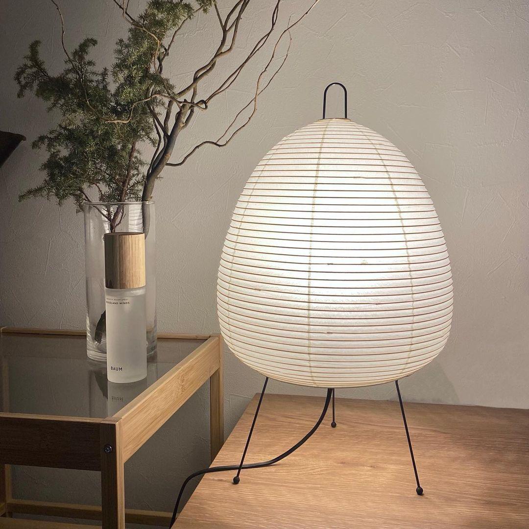 Lampe de table japonaise Pélvionalis