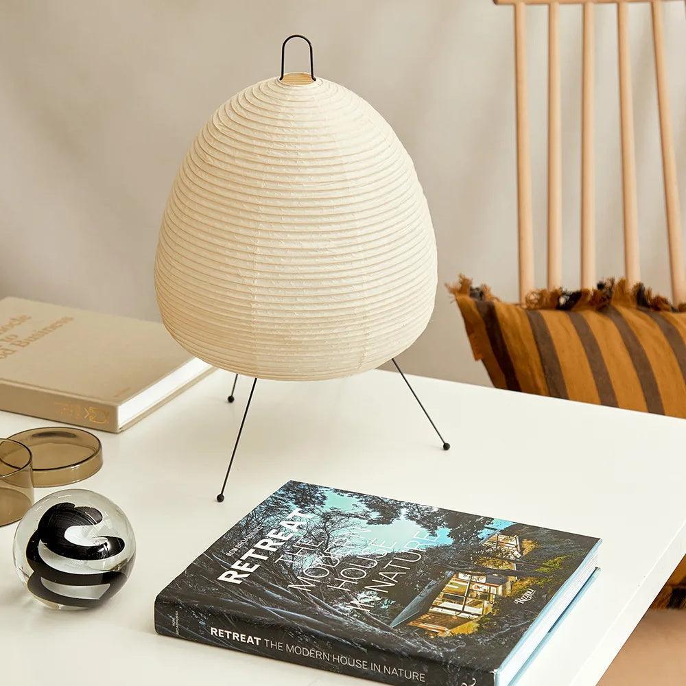 Lampe de table japonaise Pélvionalis