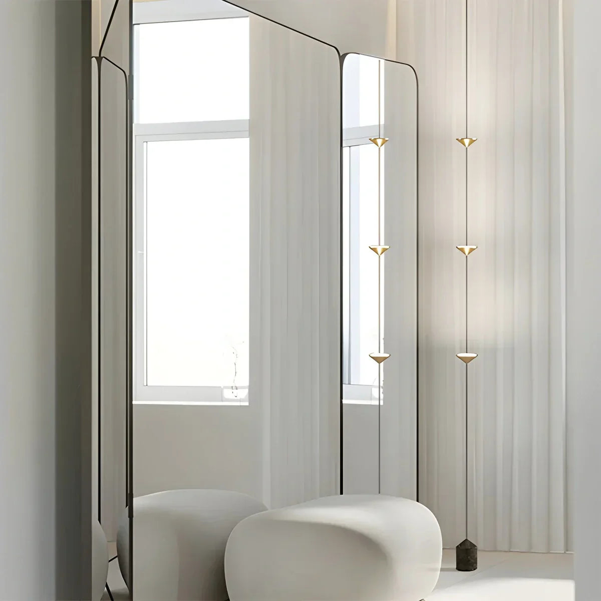 Lampe du sol au plafond Borain