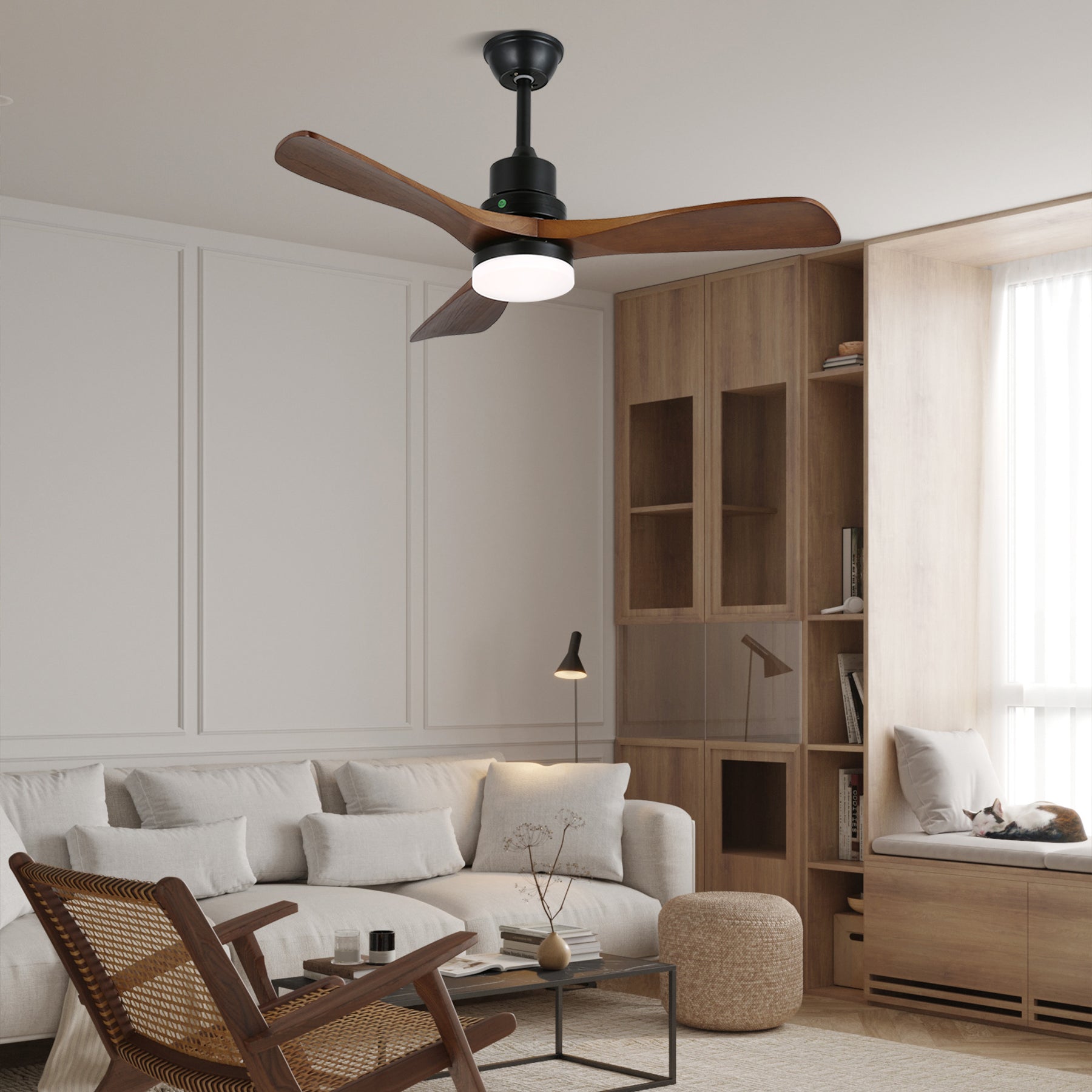 Plafonnier ventilateur Delluxor
