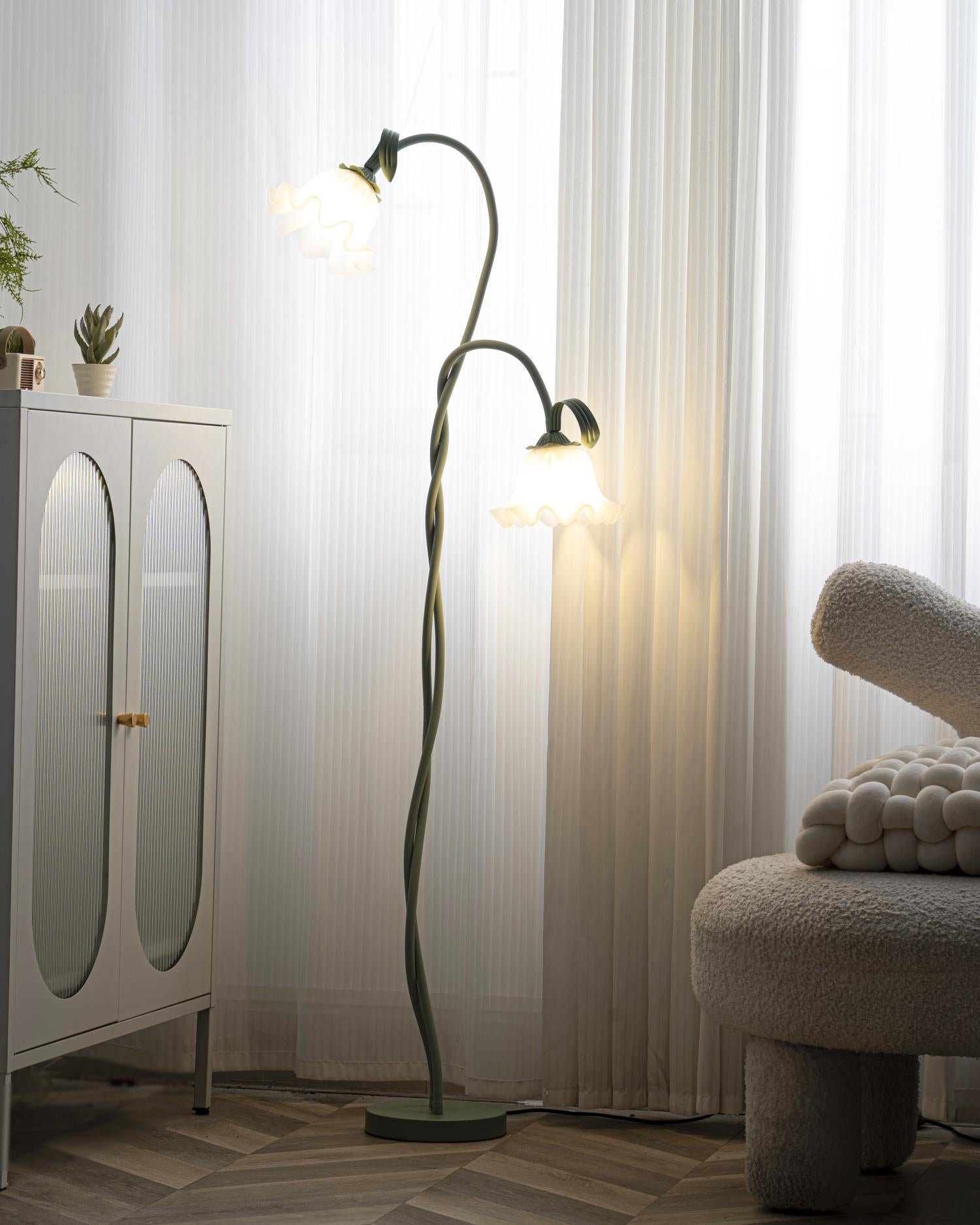 Lampadaire floral Viluxico
