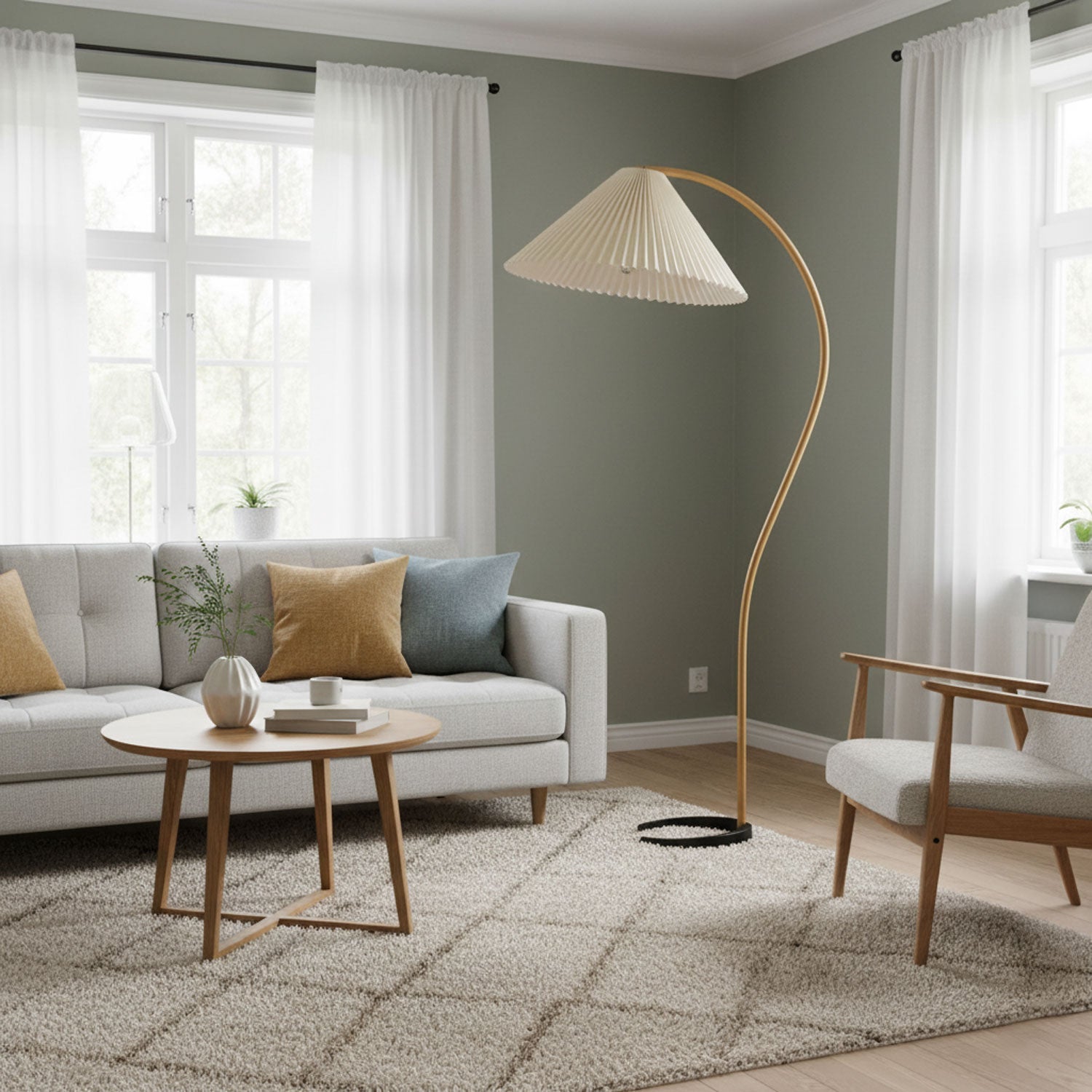 Lampadaire scandinave Roeléco