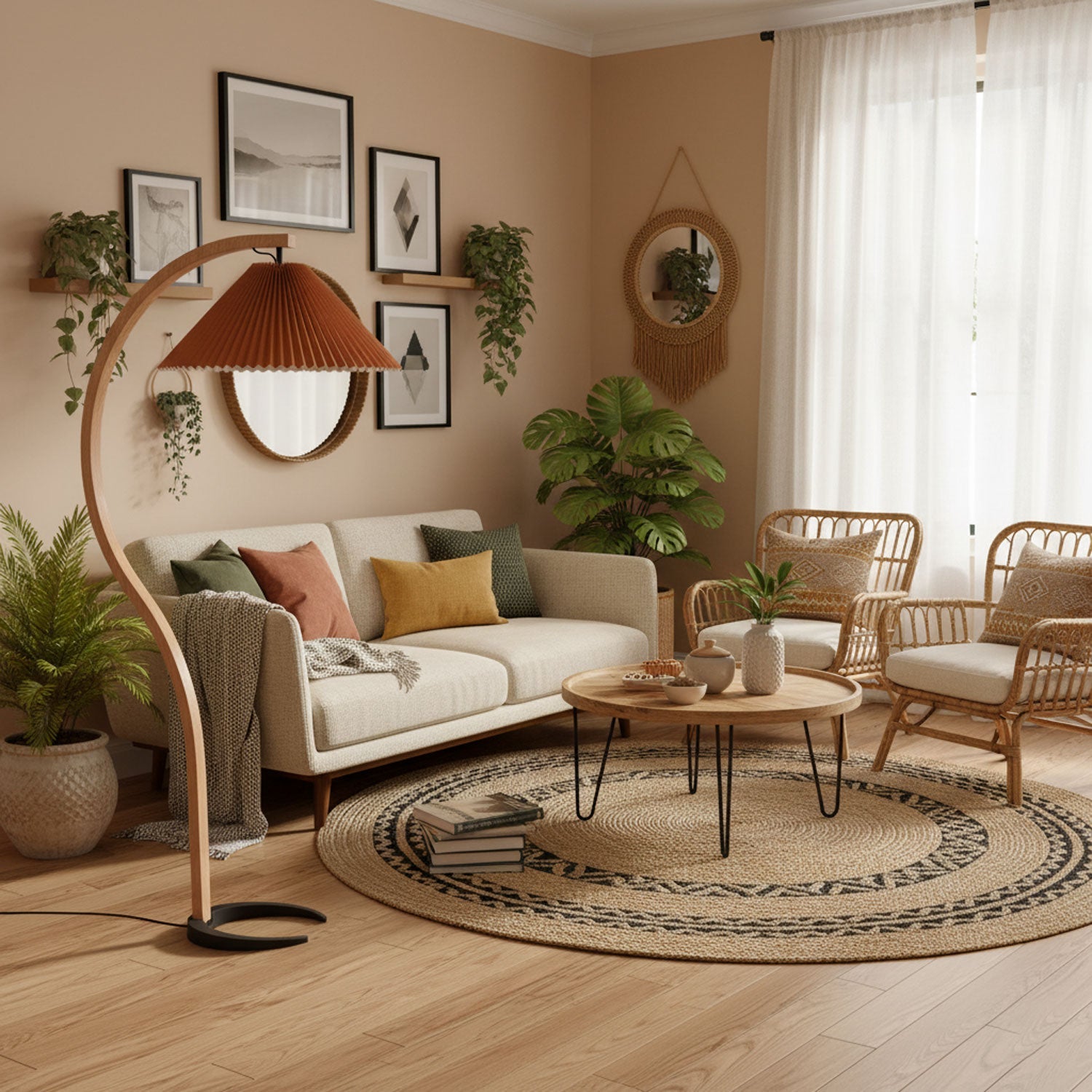 Lampadaire scandinave Roeléco