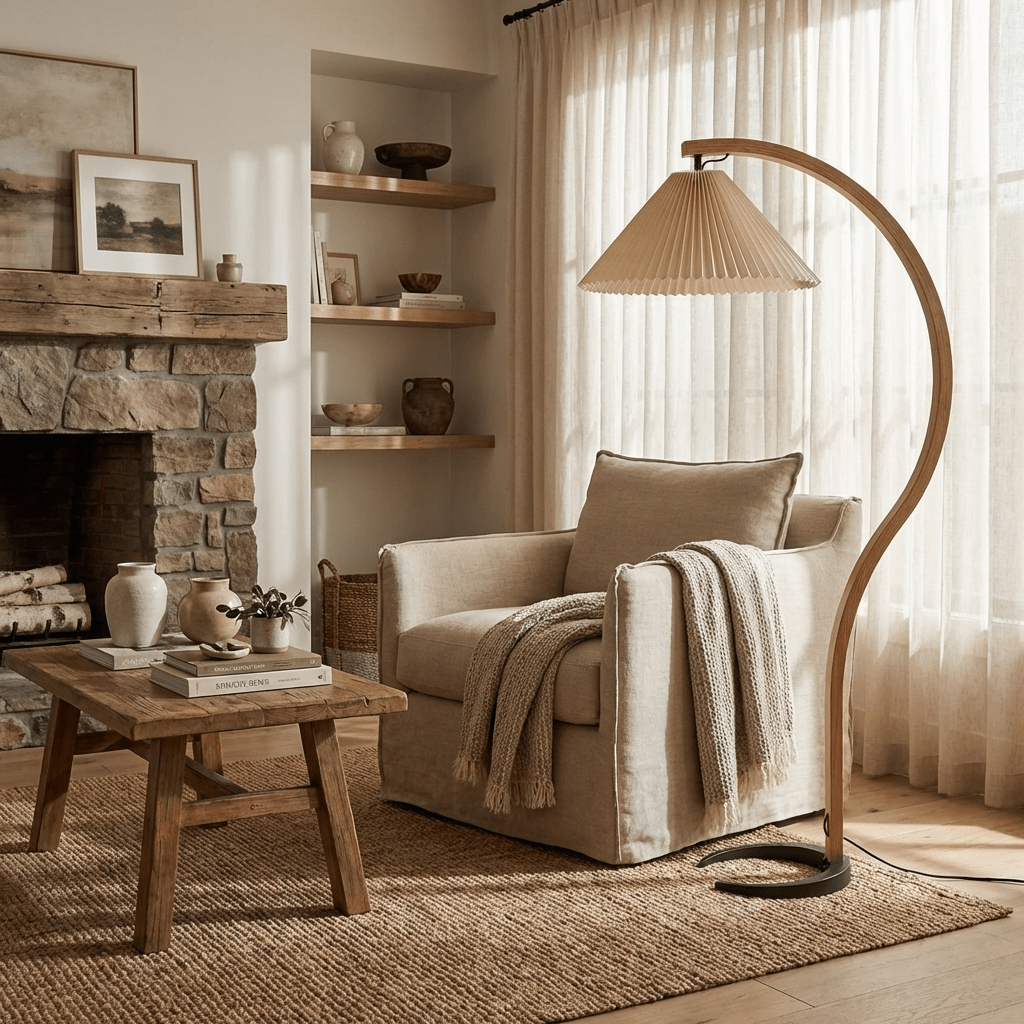 Lampadaire scandinave Roeléco