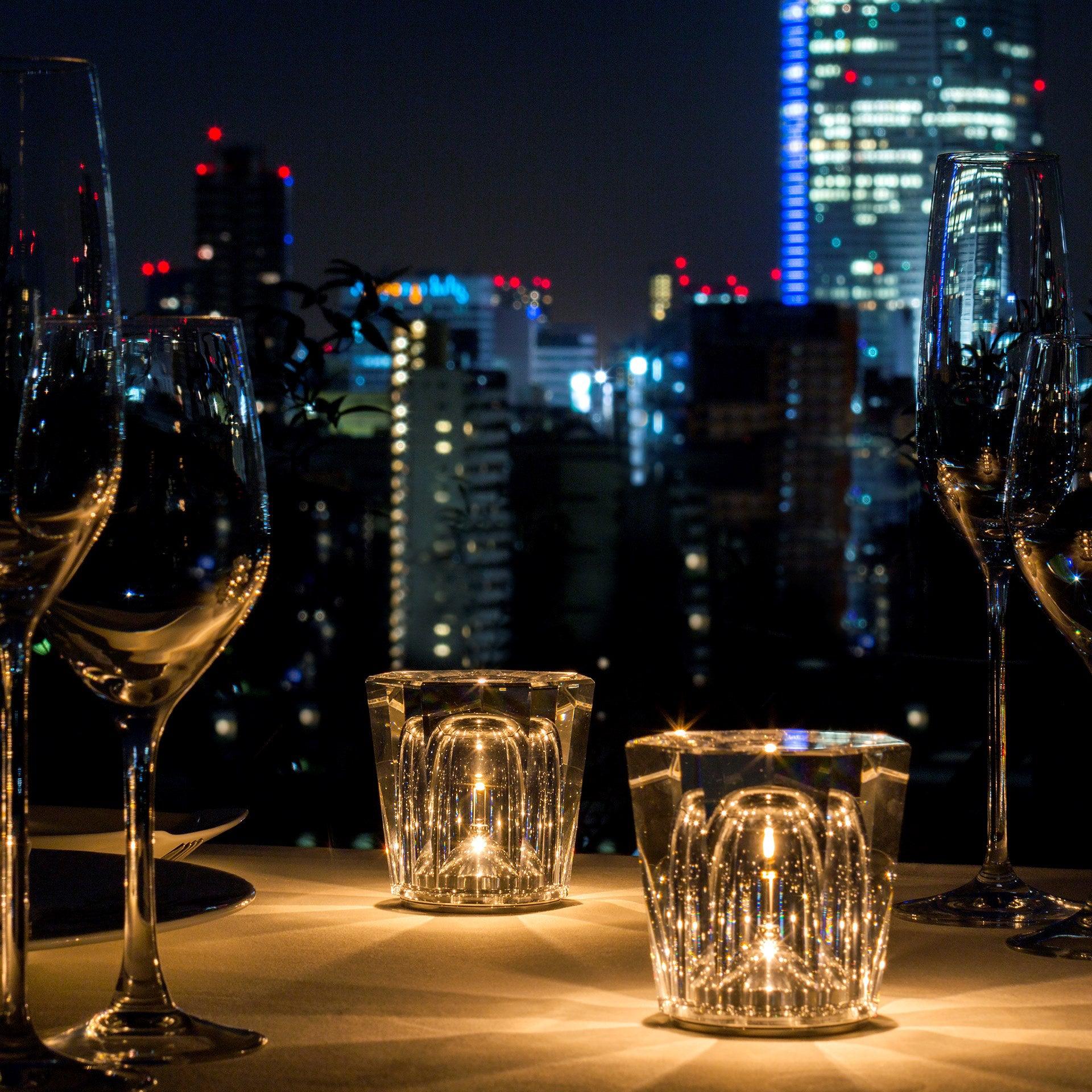 Lampe de table diamant Célcieléa
