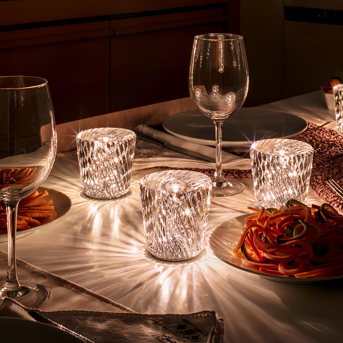 Lampe de table diamant Célcieléa