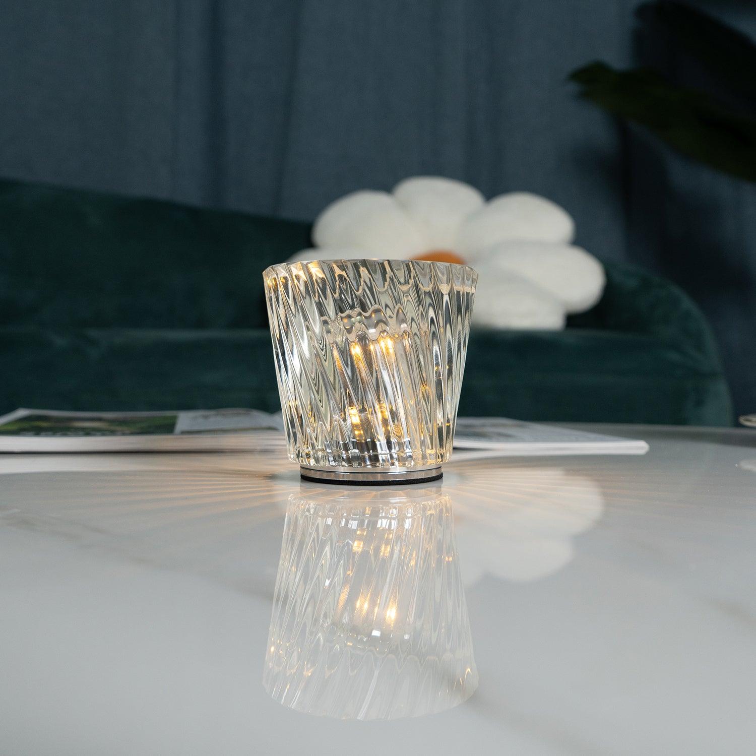Lampe de table diamant Célcieléa