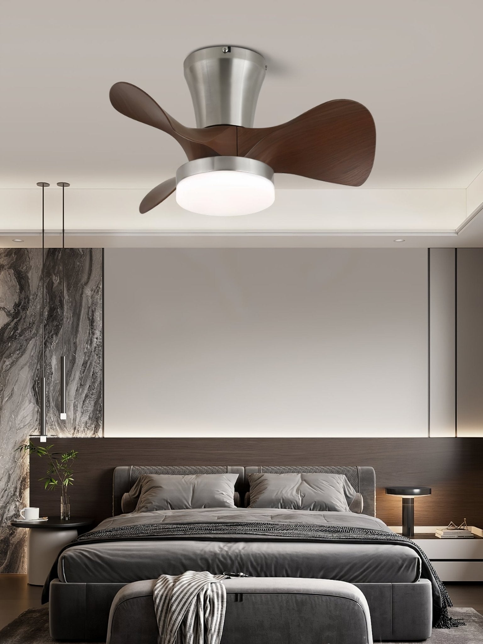 Plafonnier ventilateur Rumareco
