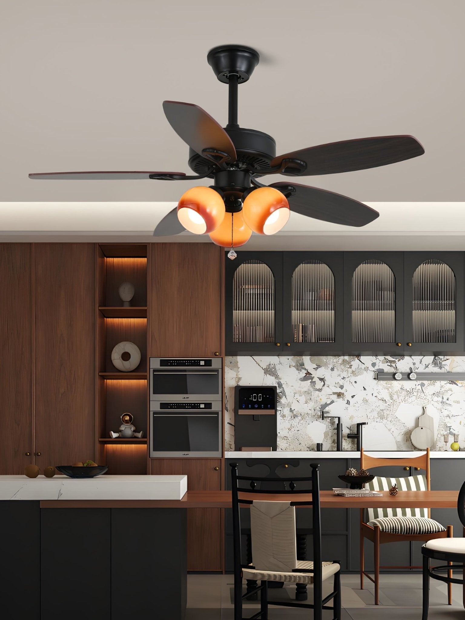 Plafonnier ventilateur vintage Nomaro