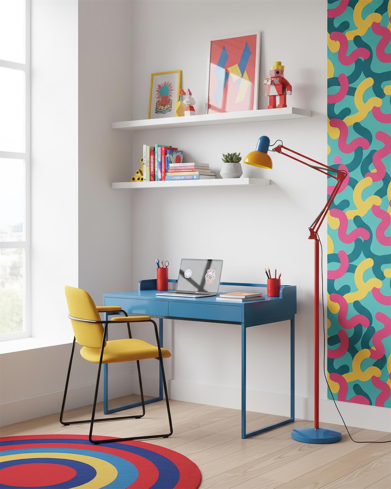 Lampadaire graphique Raviel