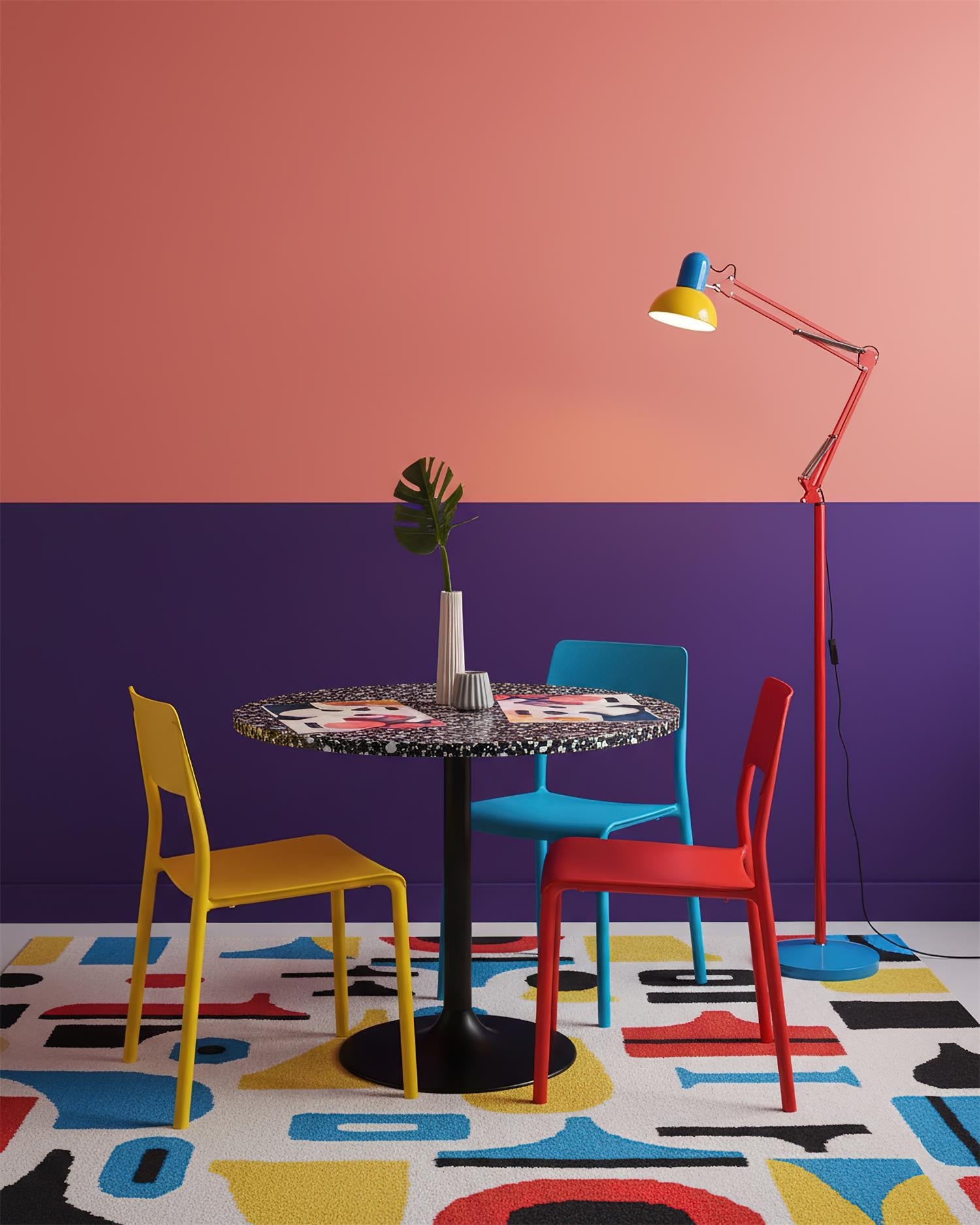 Lampadaire graphique Raviel