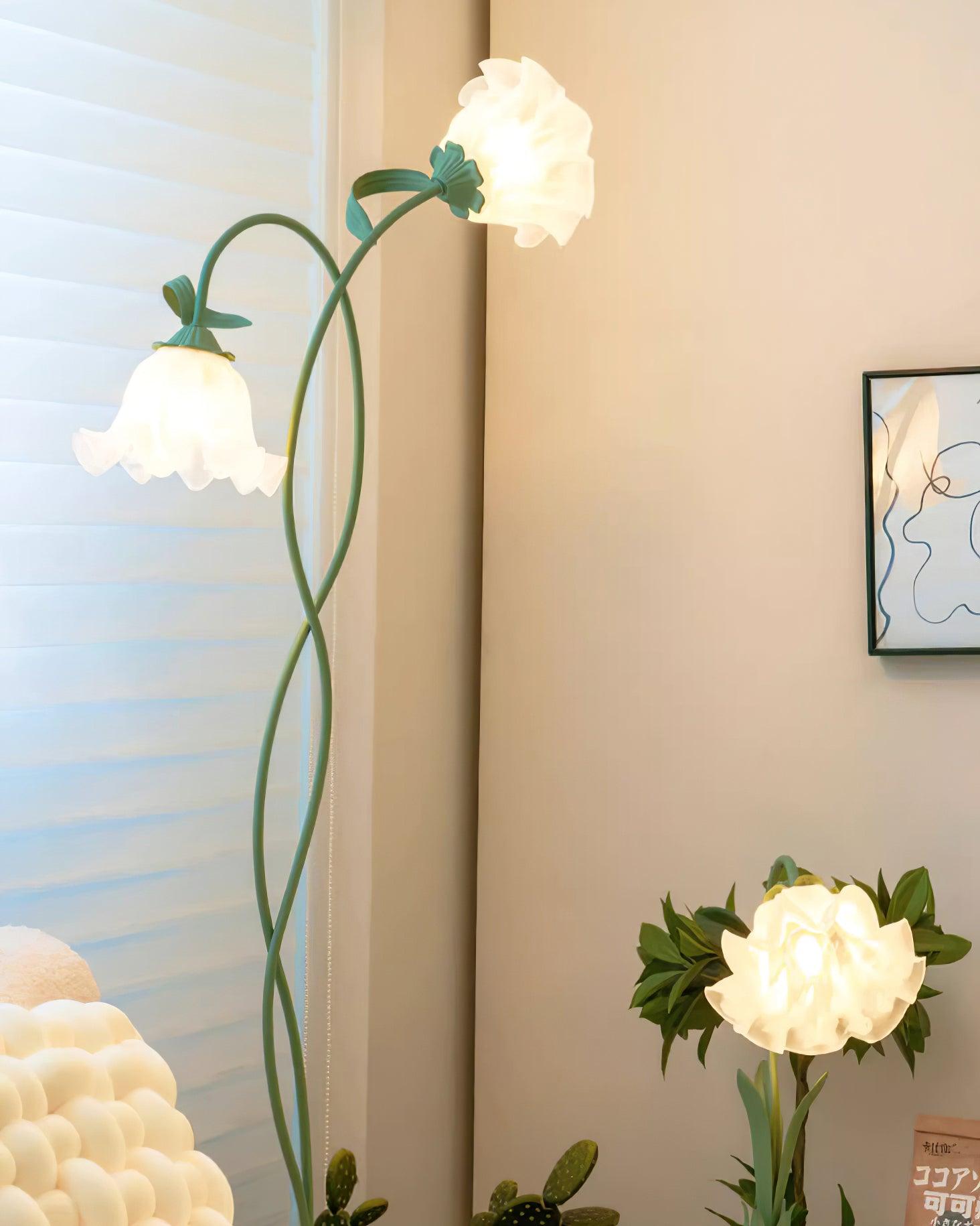 Lampadaire floral Viluxico