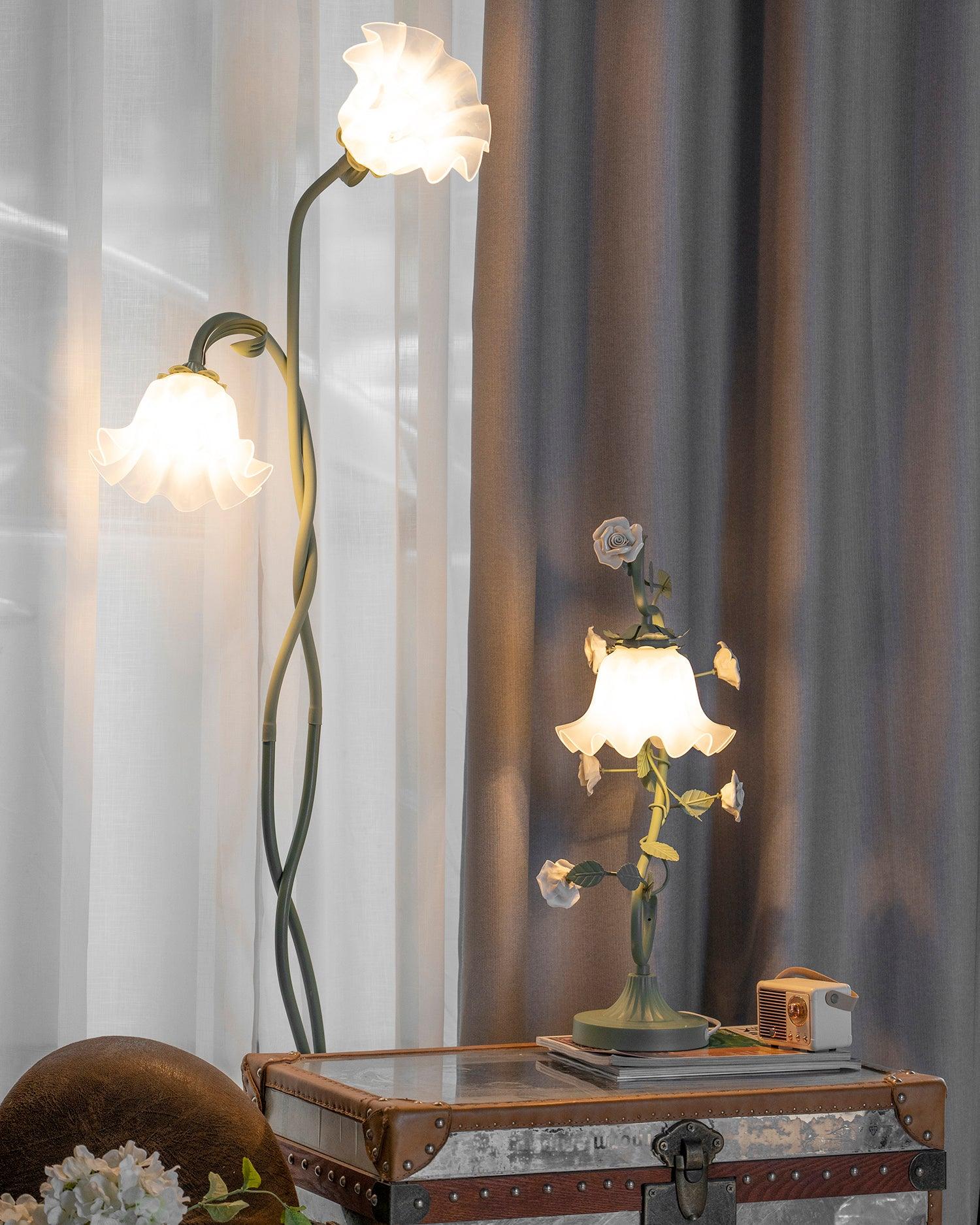 Lampadaire floral Viluxico