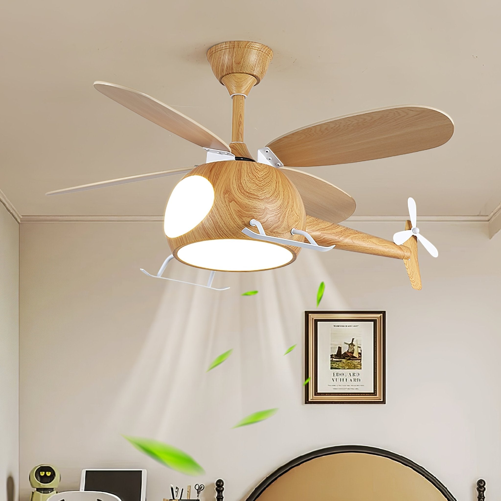 Ventilateur de plafond Skomo pour hélicoptère