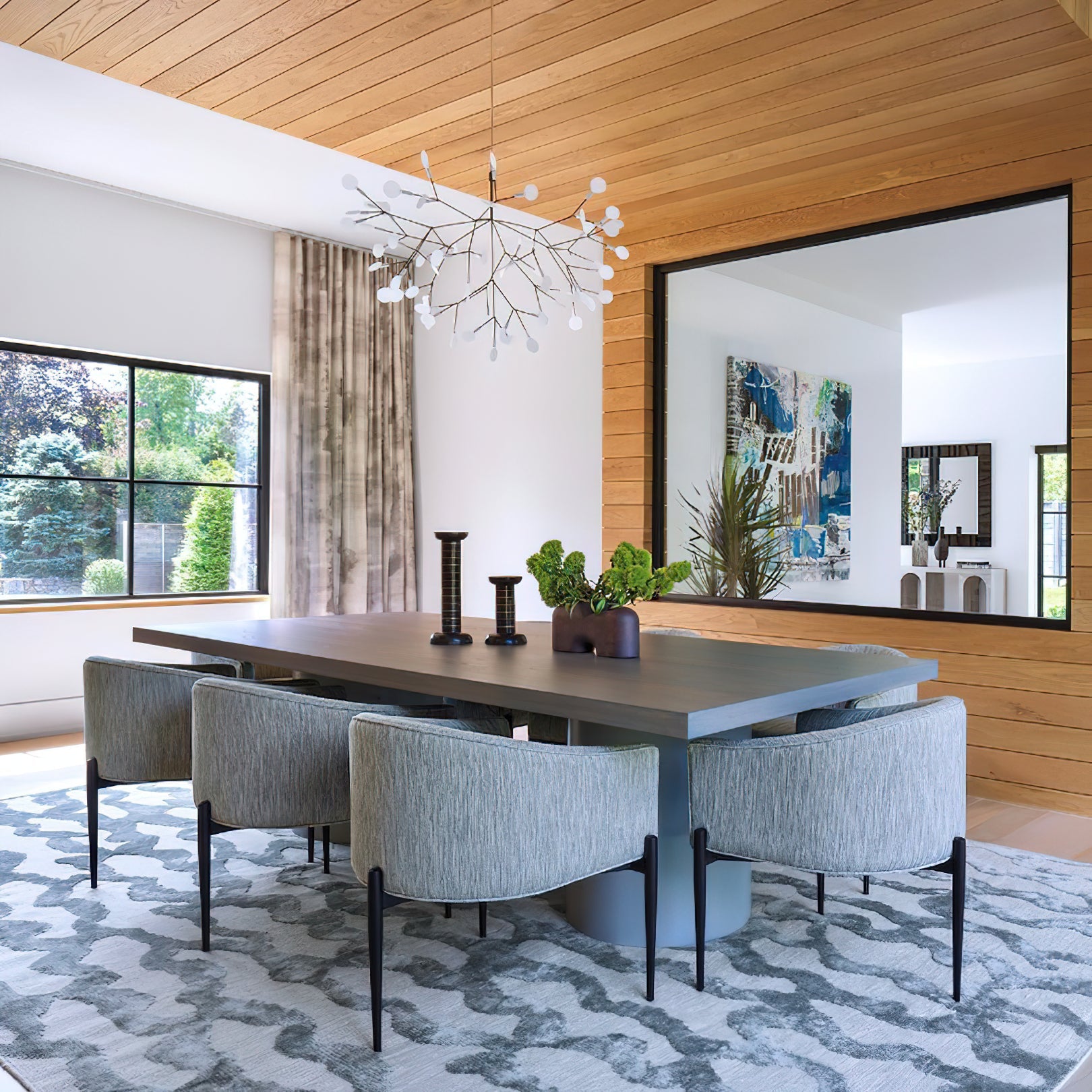 Lustre sculptural Iloreux