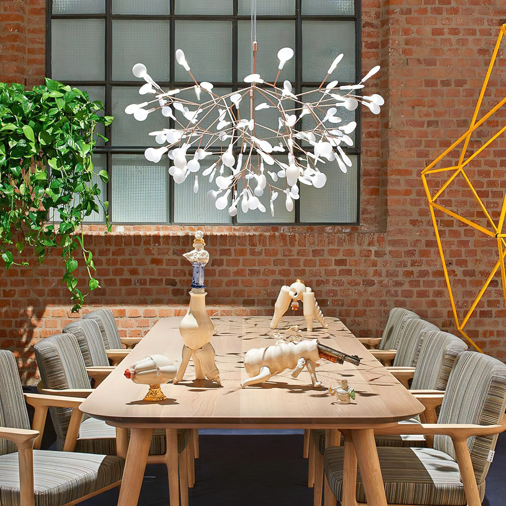 Lustre sculptural Iloreux