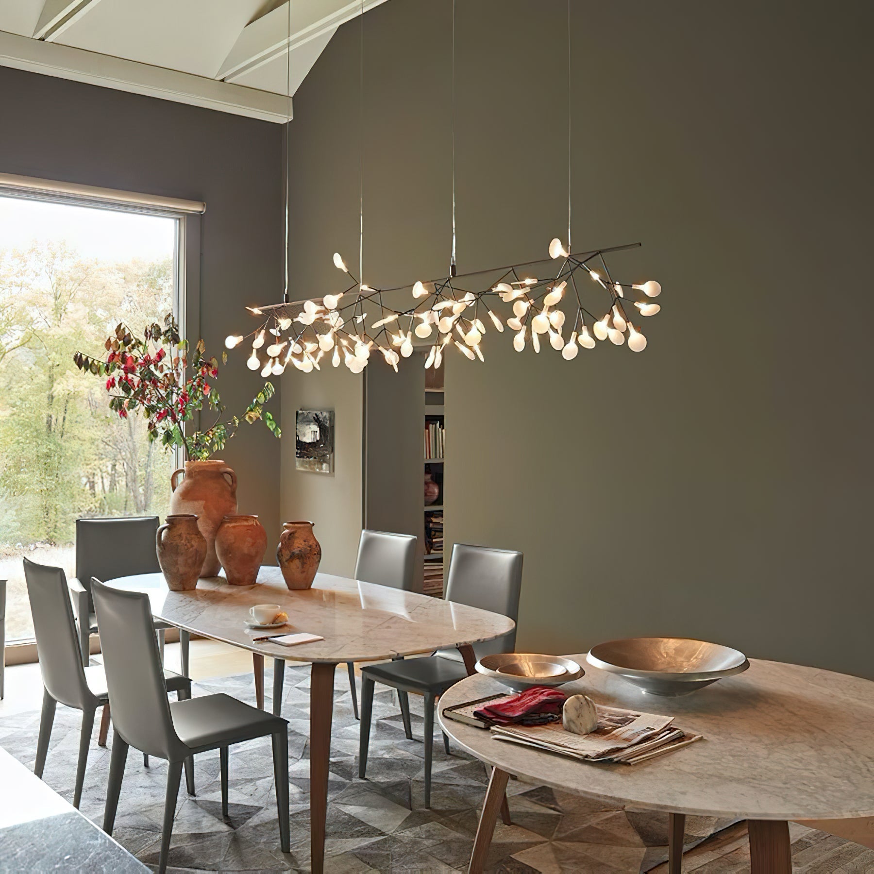 Lustre sculptural Iloreux
