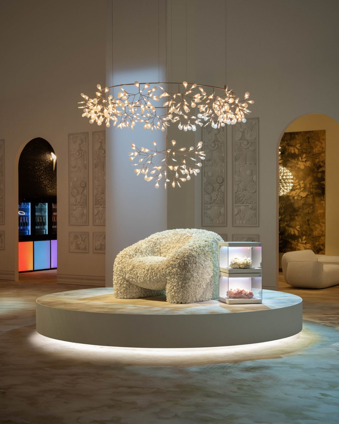 Lustre sculptural Iloreux