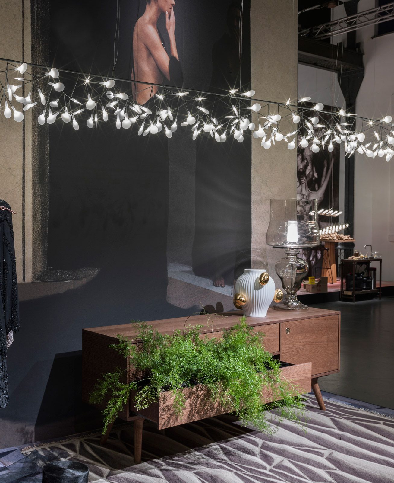Lustre sculptural Iloreux