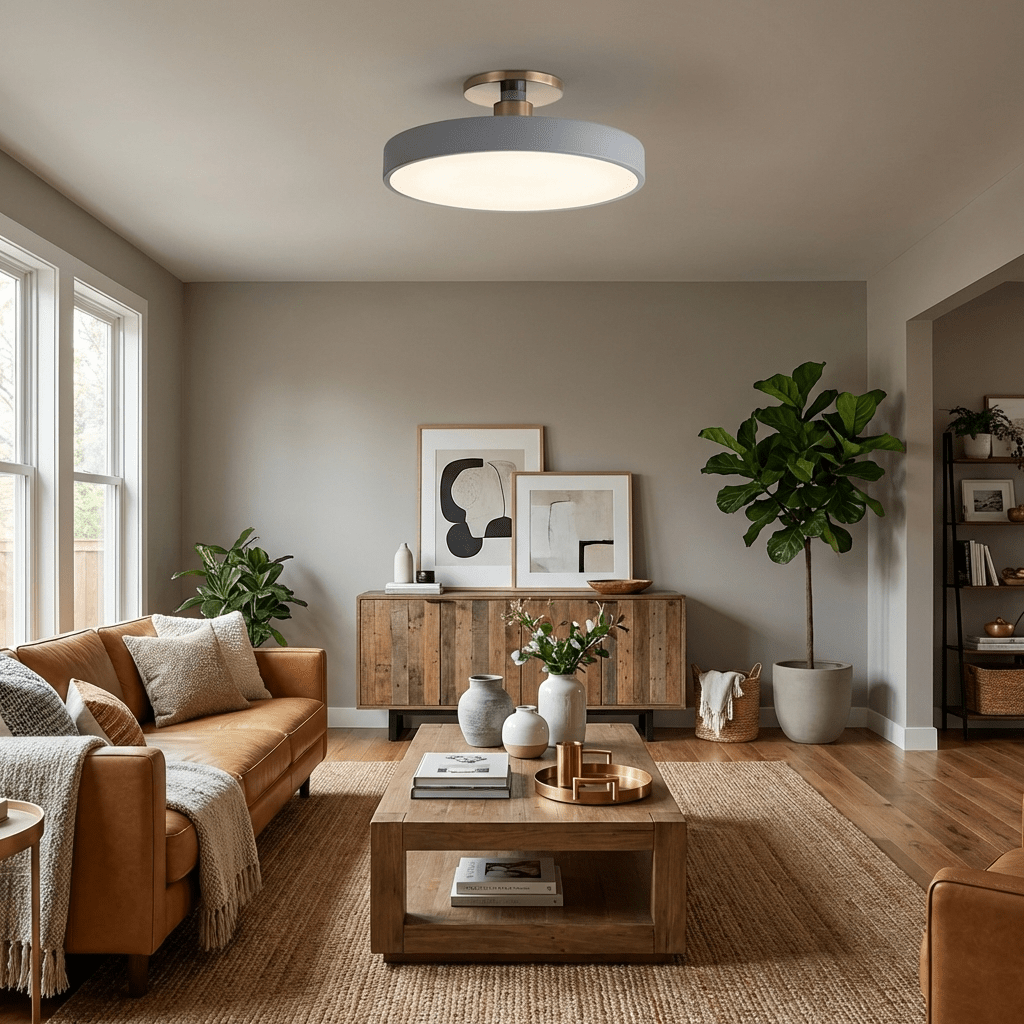 Plafonnier rond Soronec
