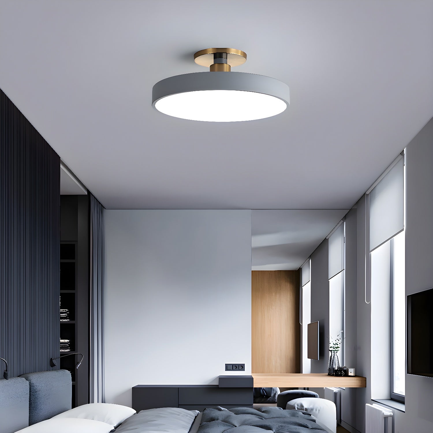 Plafonnier rond Soronec