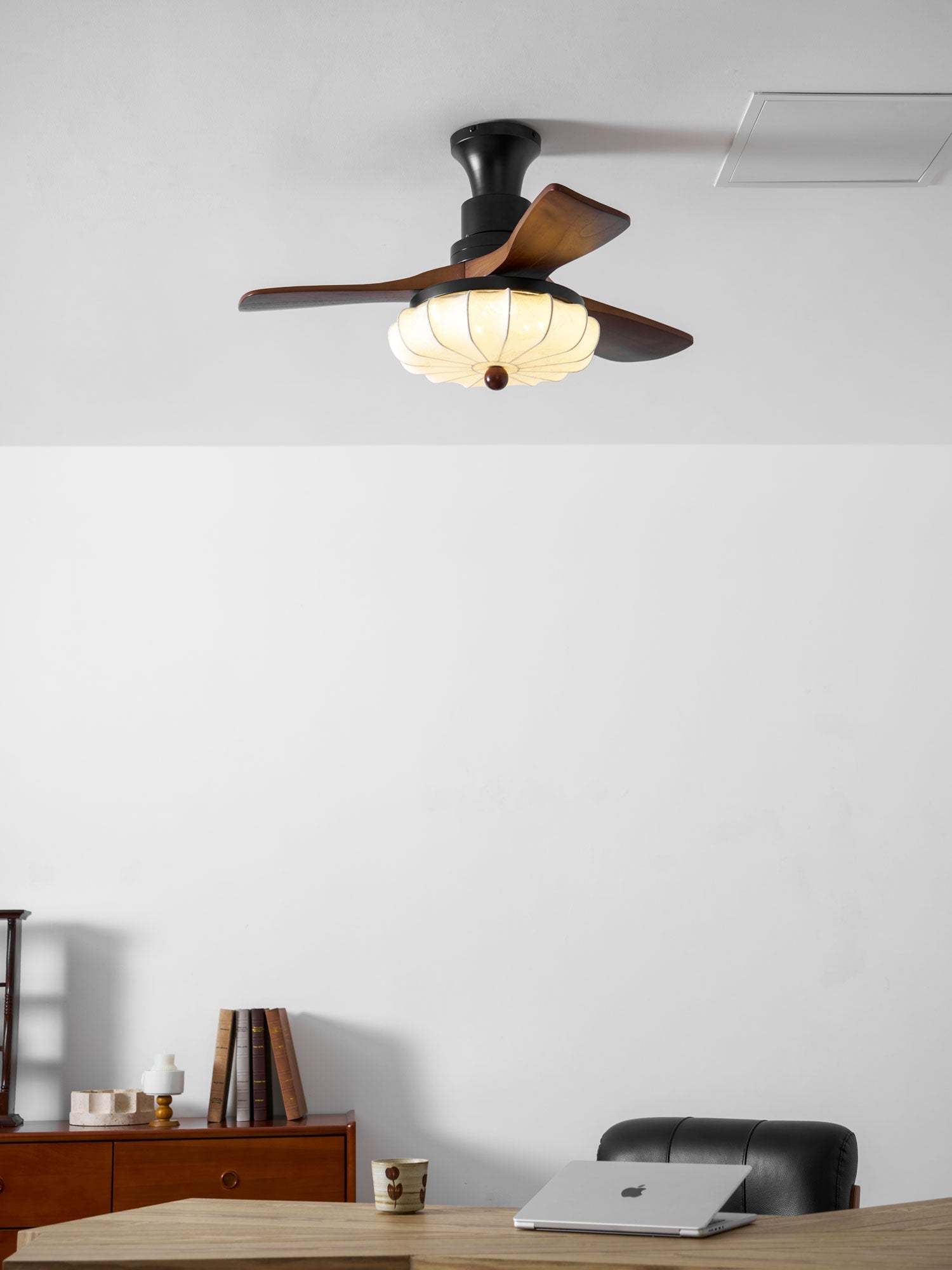 Plafonnier ventilateur moderne Navelo