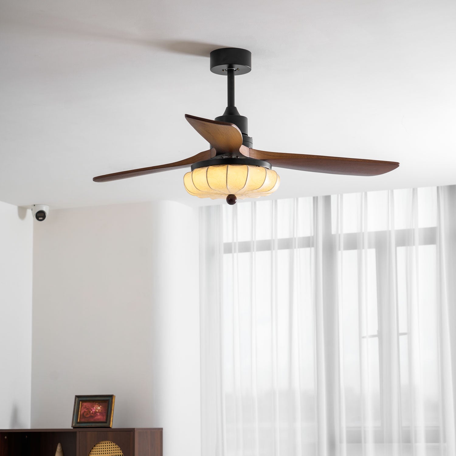Plafonnier ventilateur moderne Navelo