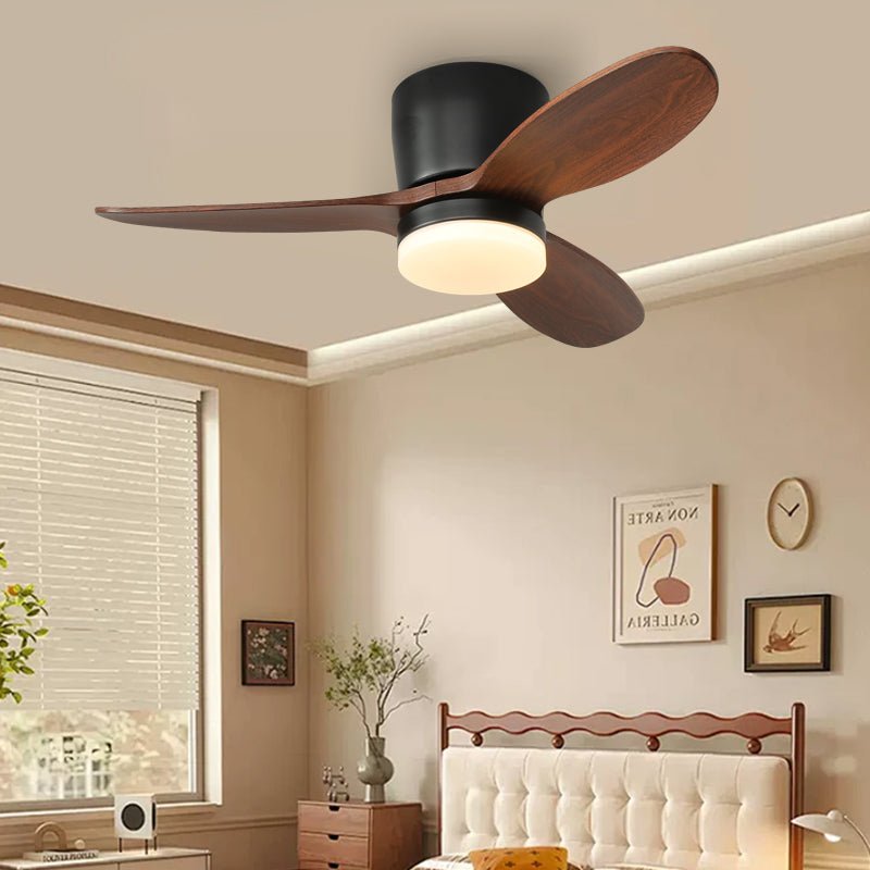 Plafonnier ventilateur pétale Zorlinessa