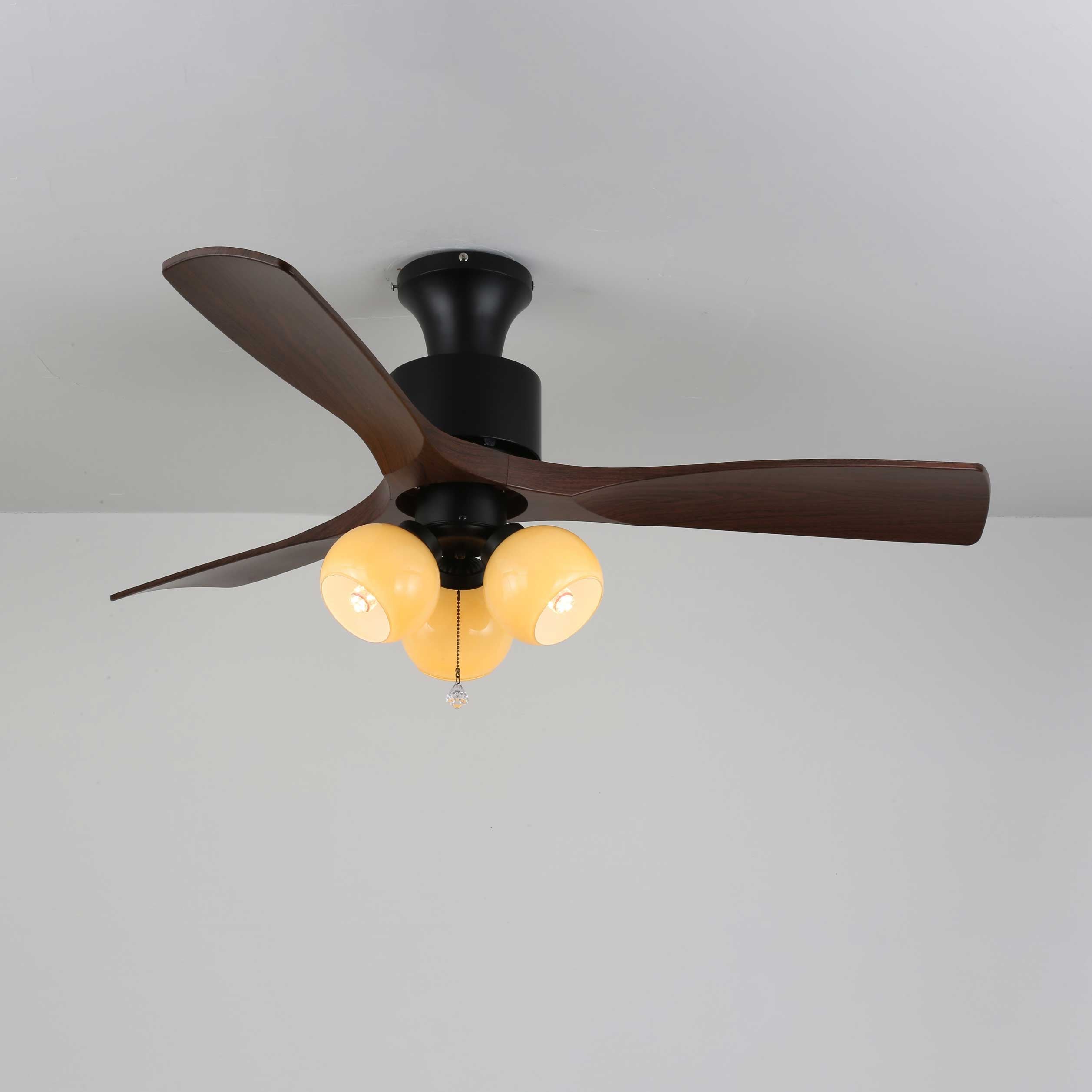 Plafonnier ventilateur globe Limeléon