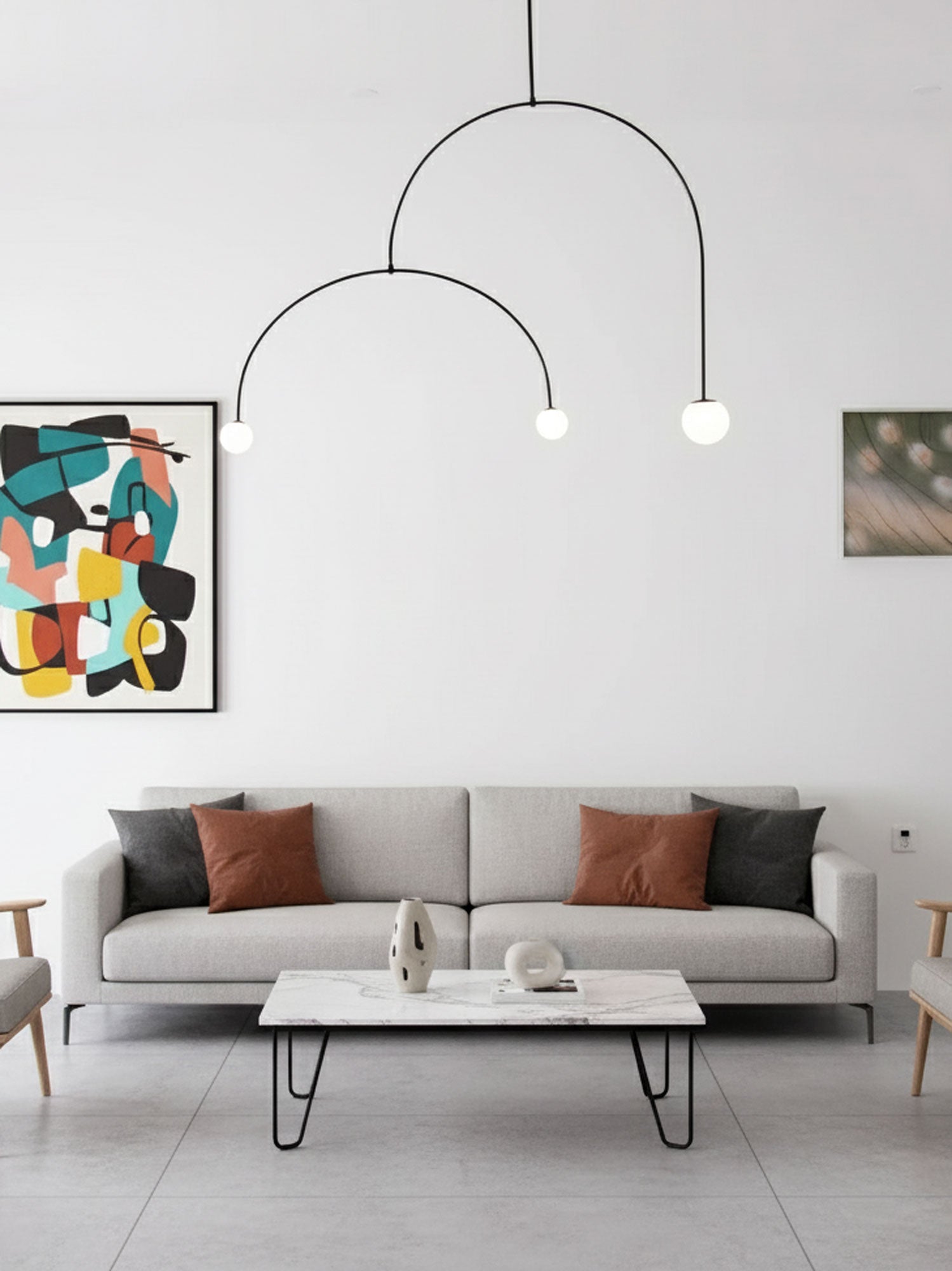 Lustre minimaliste Sezoveux