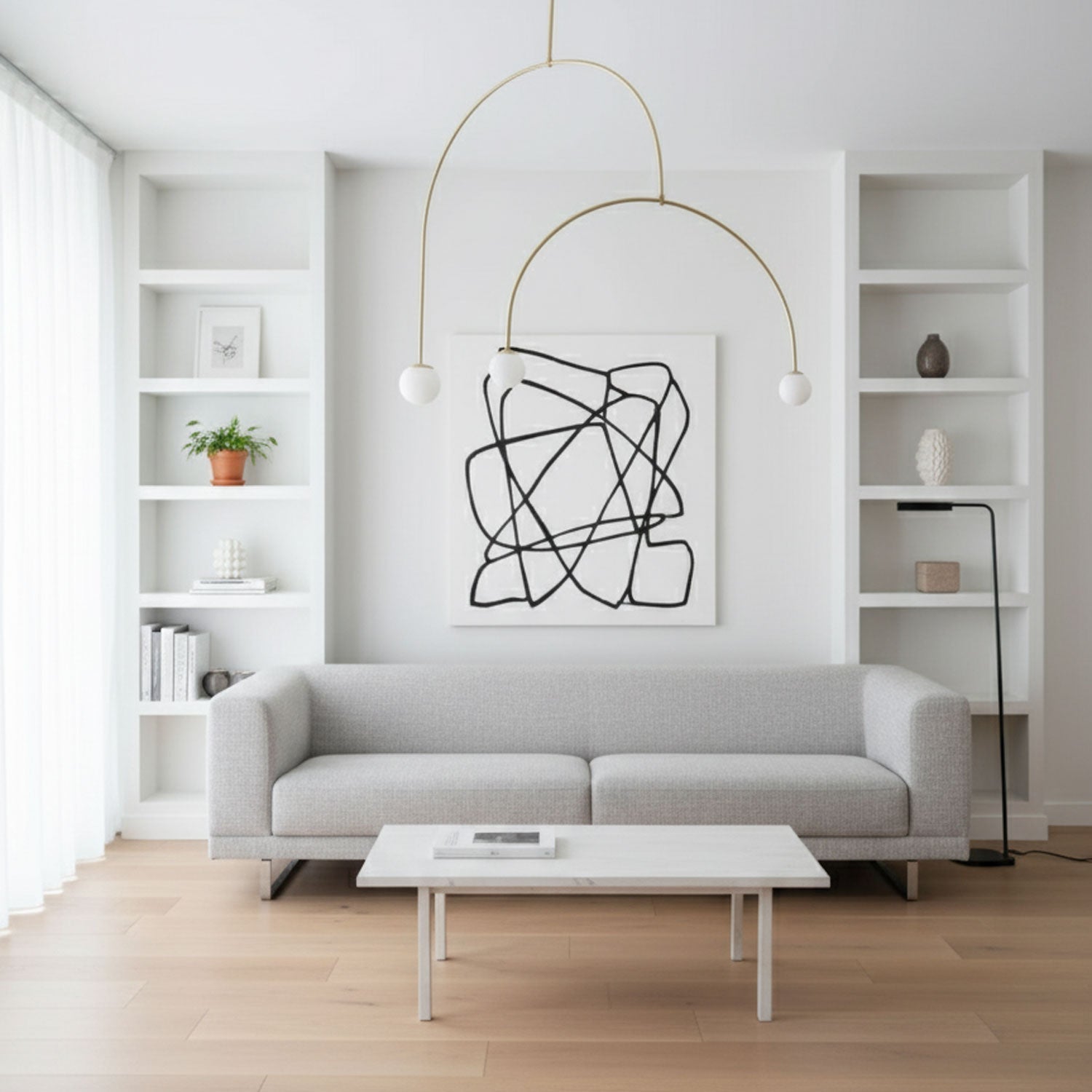 Lustre minimaliste Sezoveux