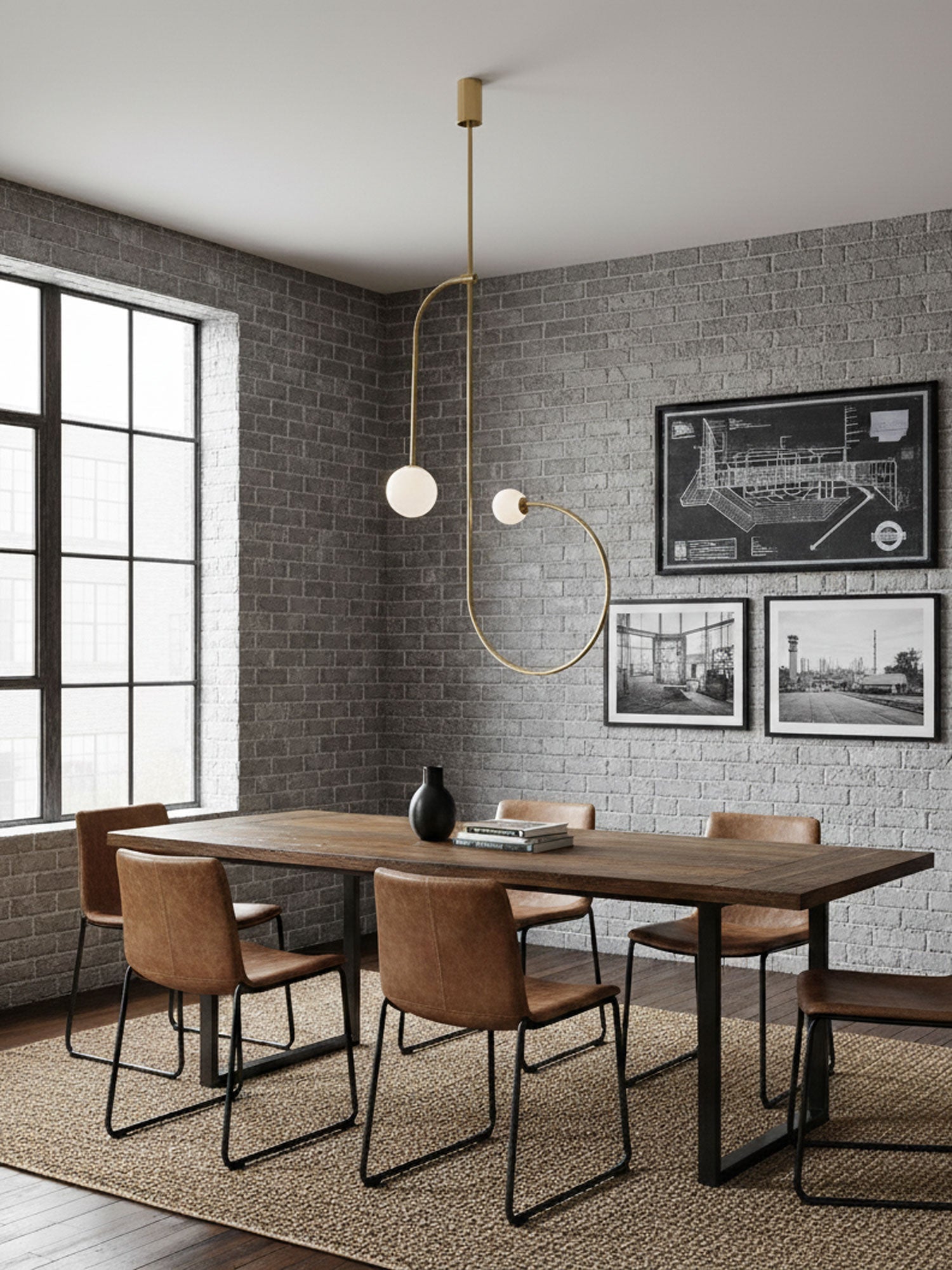 Lustre minimaliste Sezoveux