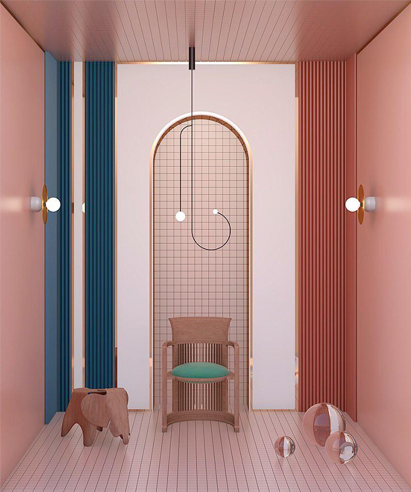 Lustre minimaliste Sezoveux